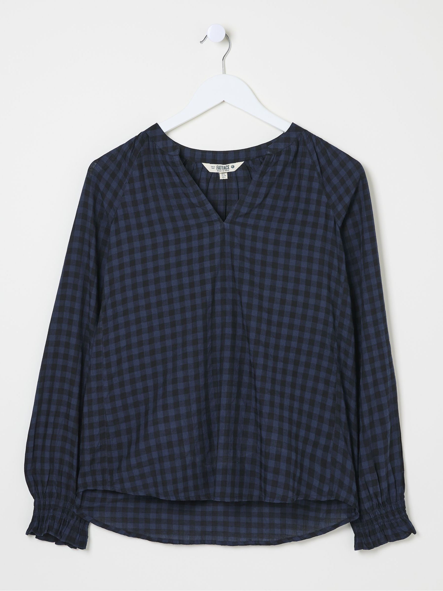 Pacey Blue Pacey Gingham Blouse - Image 5 of 5