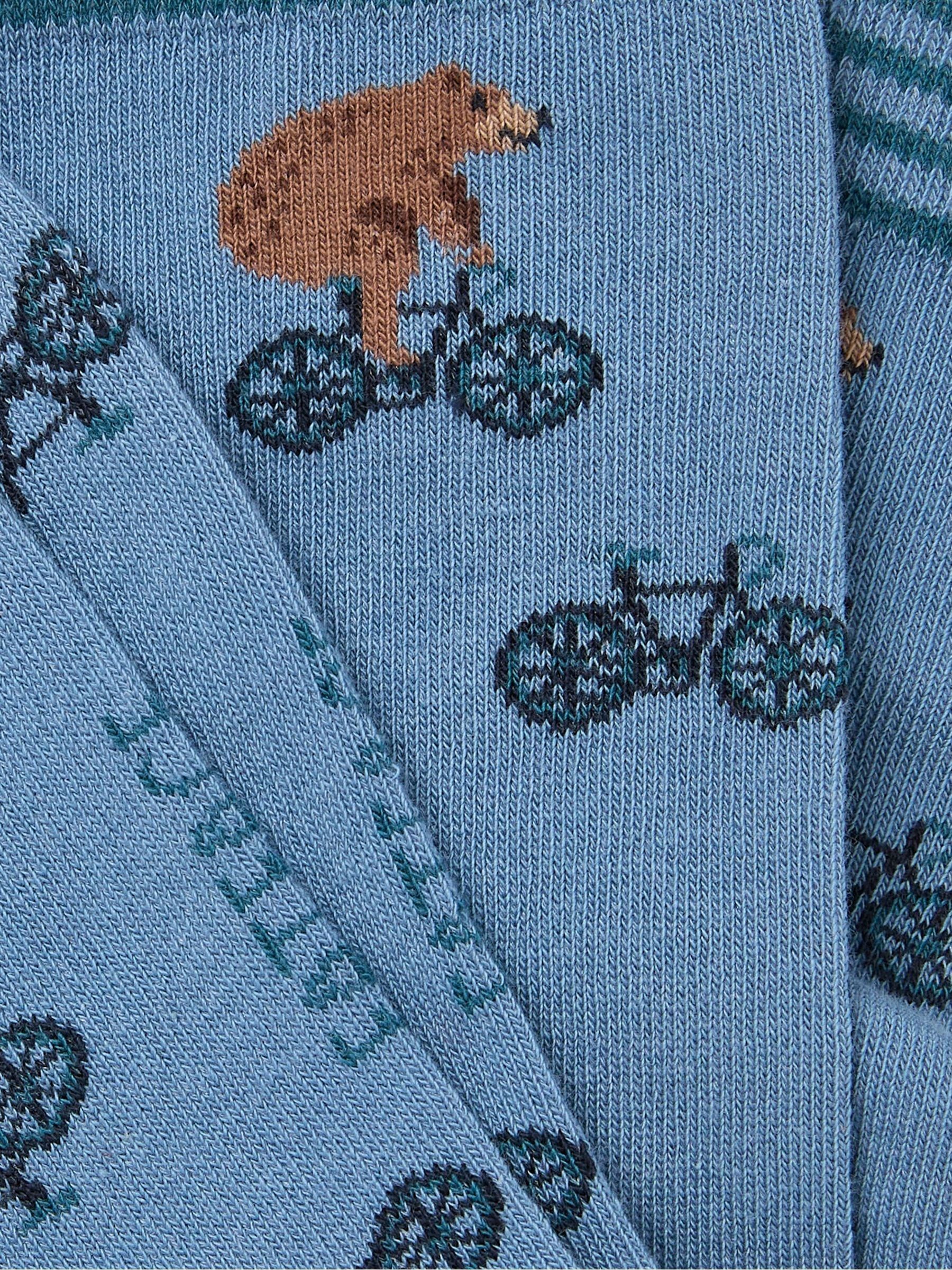 Blue Bear Bike Men's Socks 1 Pack - Image 2 of 2