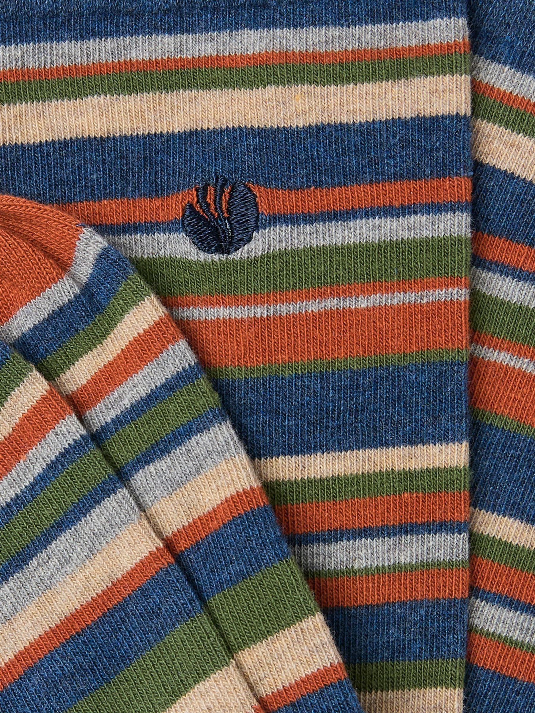 Multi Stripe Men's Socks 1 Pack - Image 2 of 2