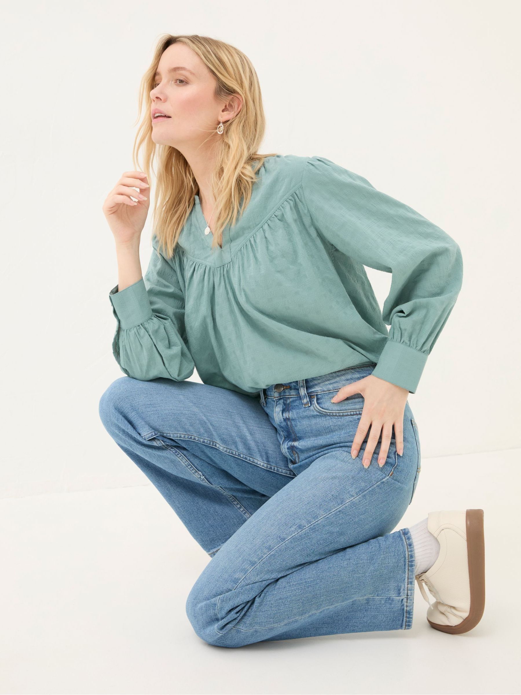 Carmel Light Vintage Blue Comfort Straight Jeans - Image 4 of 7