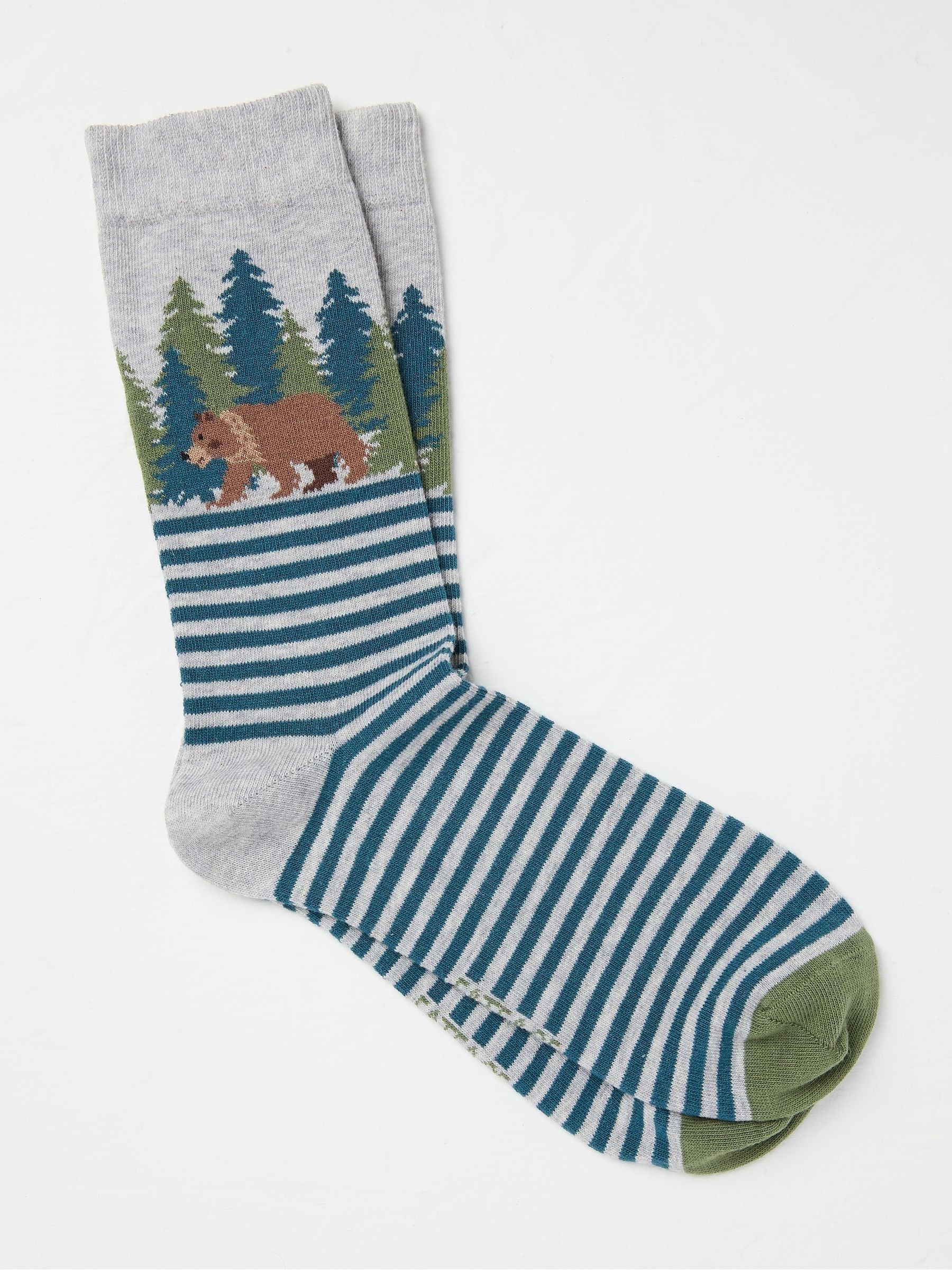 Grey Bear Men's Socks 1 Pack - Image 1 of 2