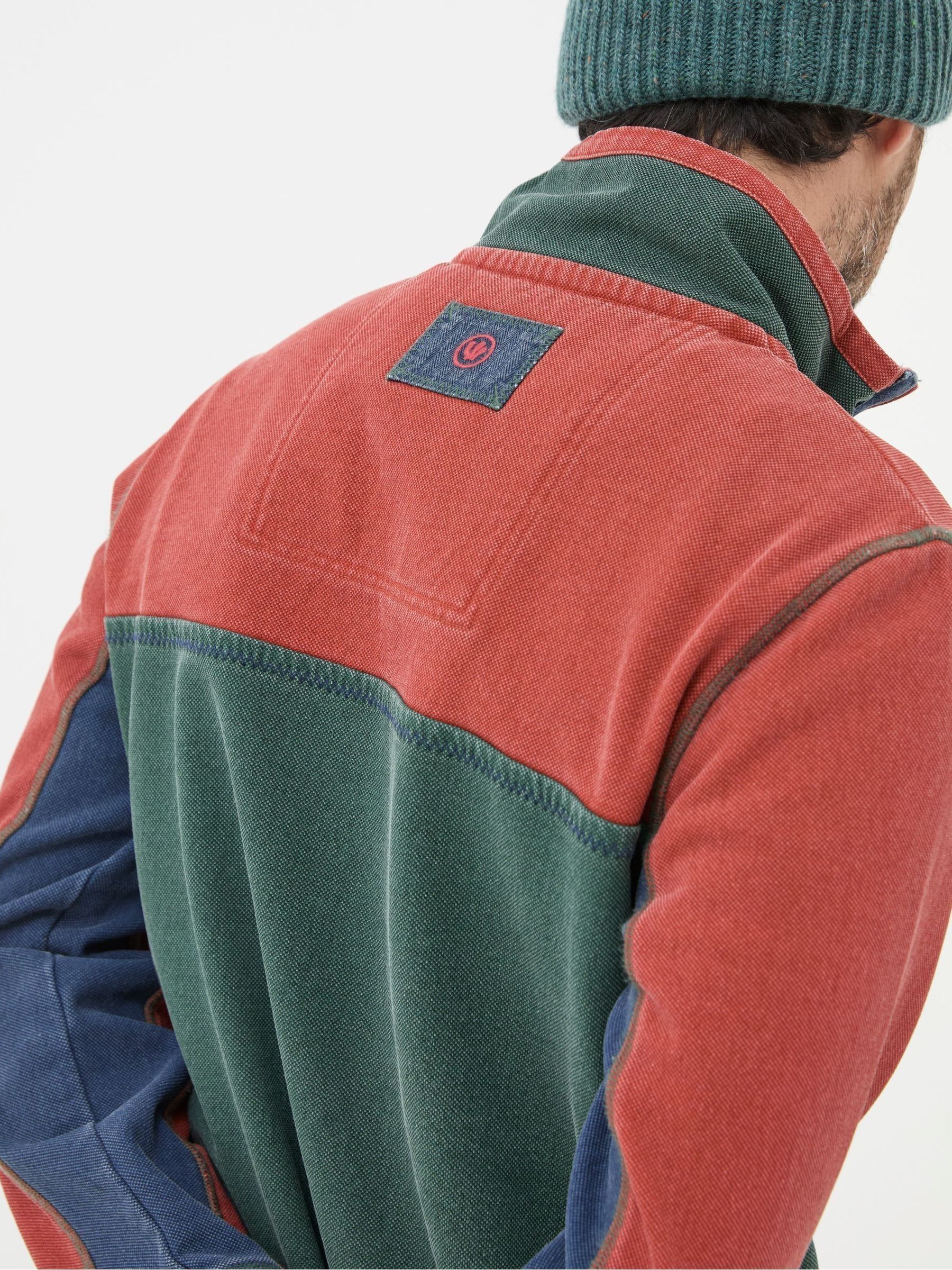 Airlie Orange Panel Sweatshirt - Image 5 of 7