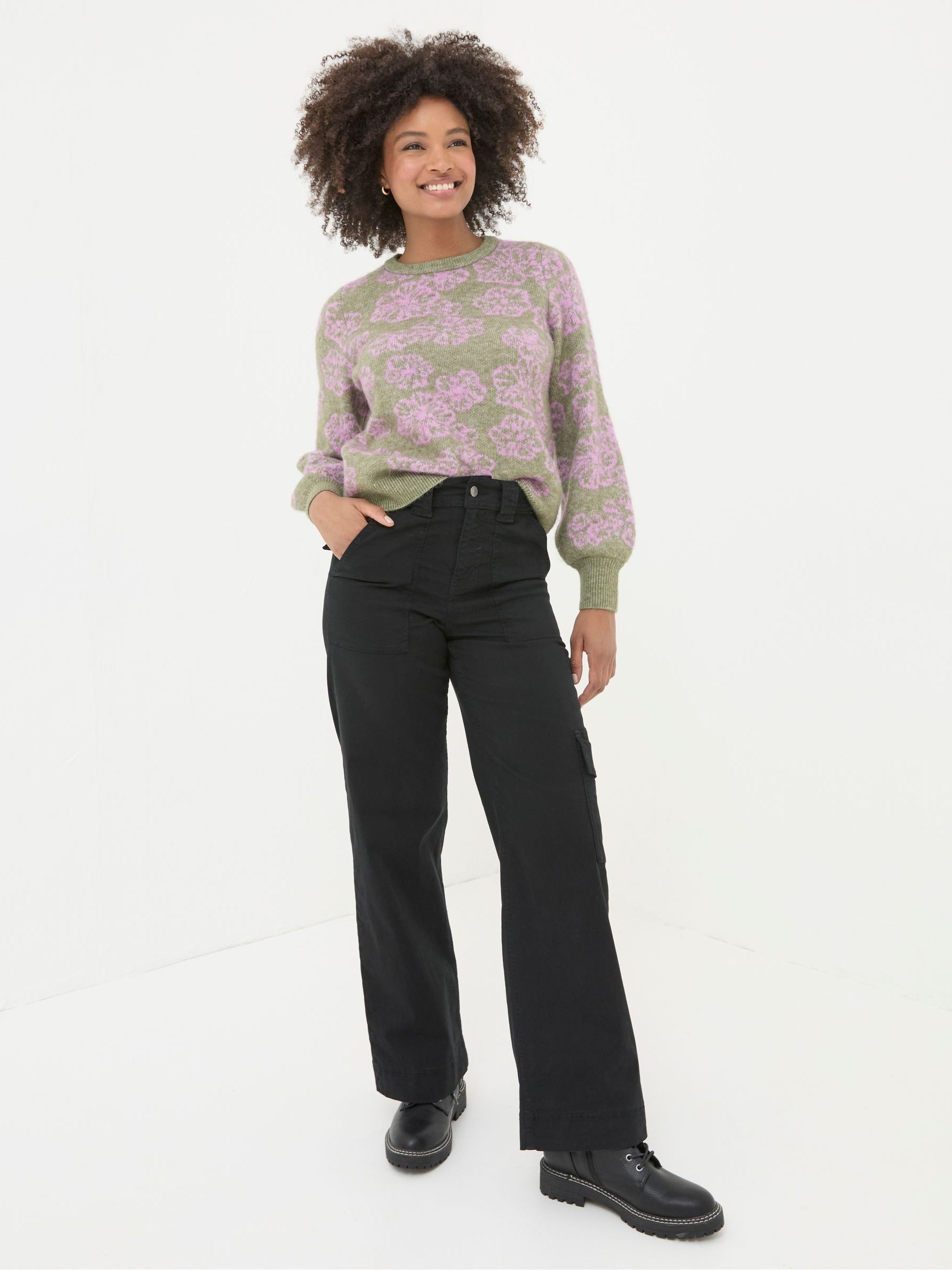 Leigh Black Carpenter Trousers - Image 3 of 6
