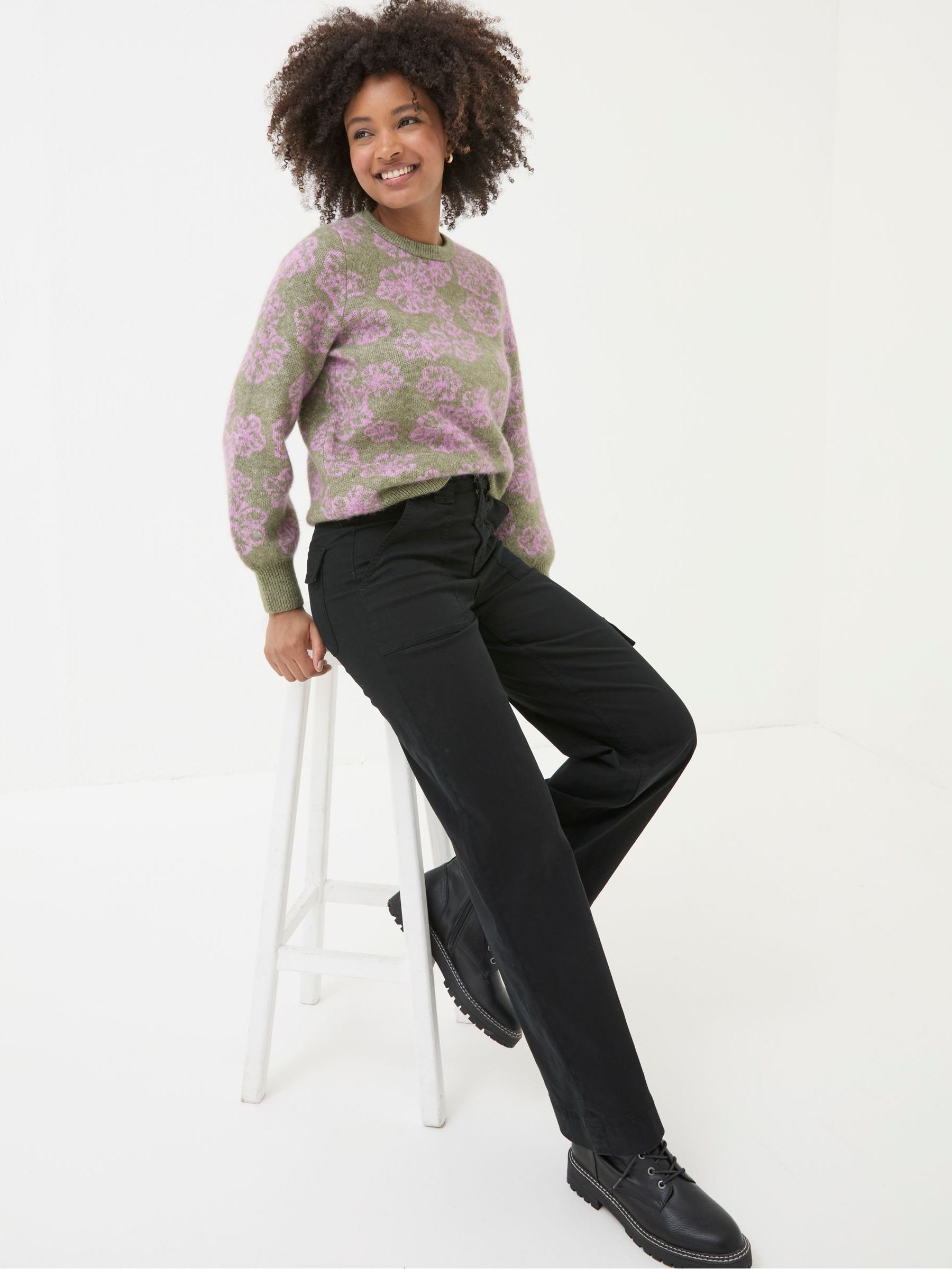 Leigh Black Carpenter Trousers - Image 4 of 6