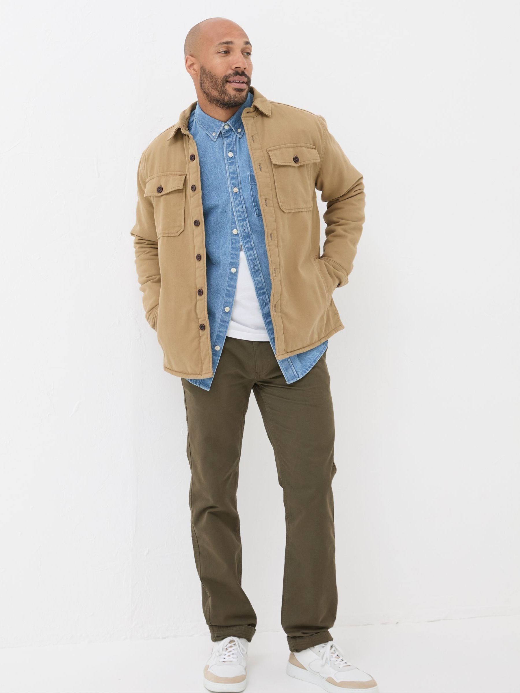 Walderton Beige Overshirt - Image 2 of 3