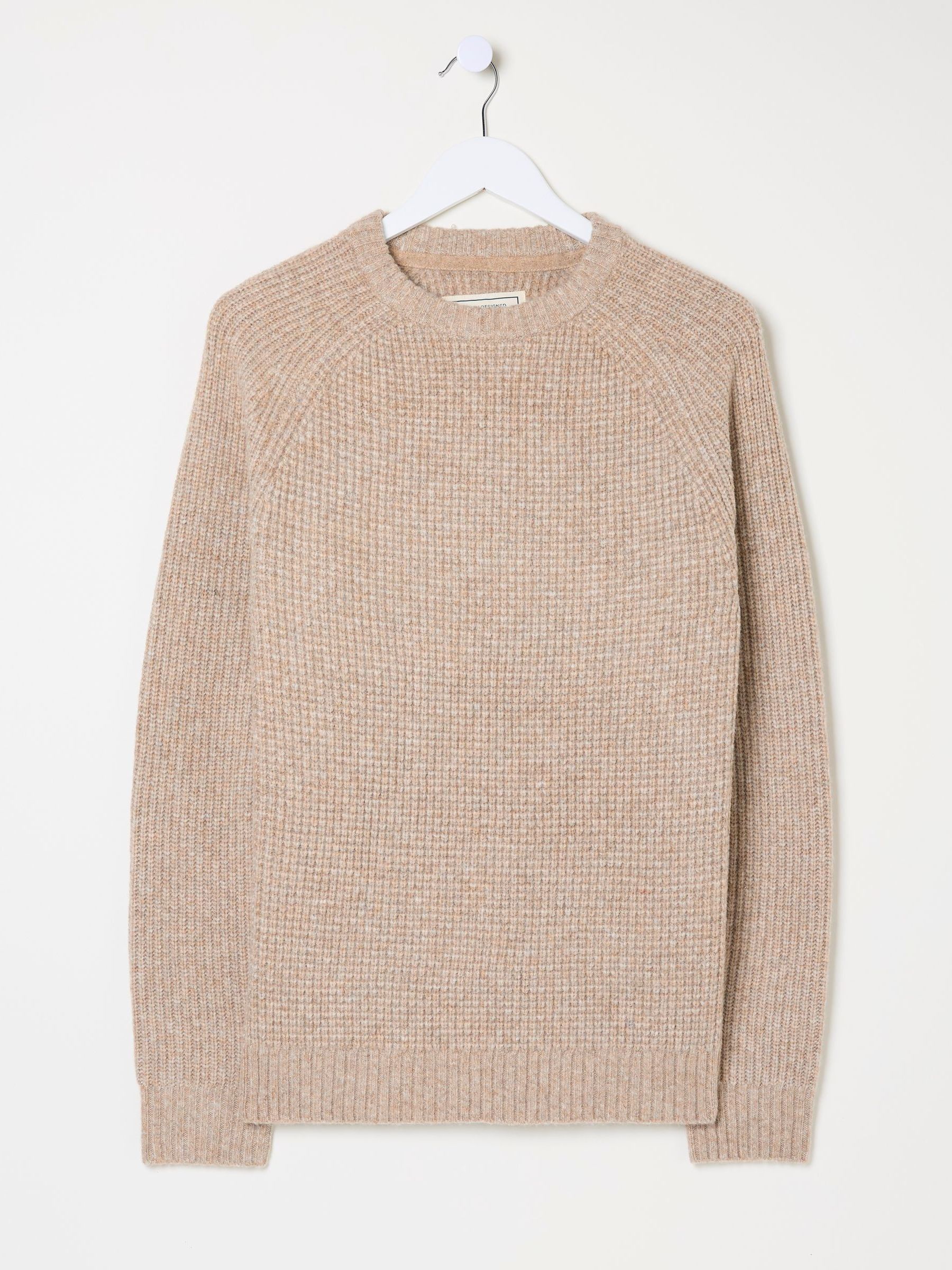 Calder Natural Crew Neck Jumper - Image 5 of 5