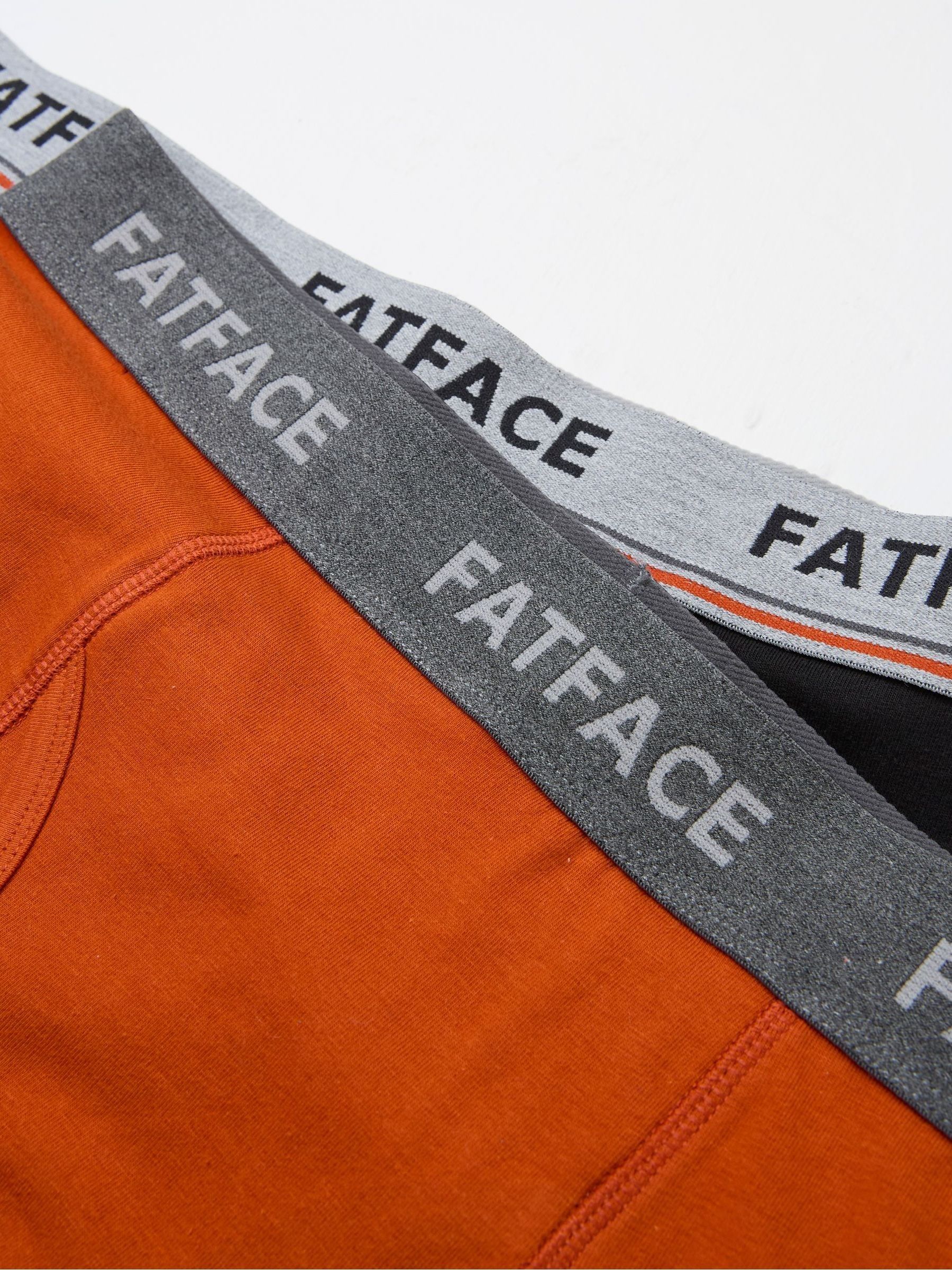 Orange Cotton Boxers 2 Pack - Image 2 of 2