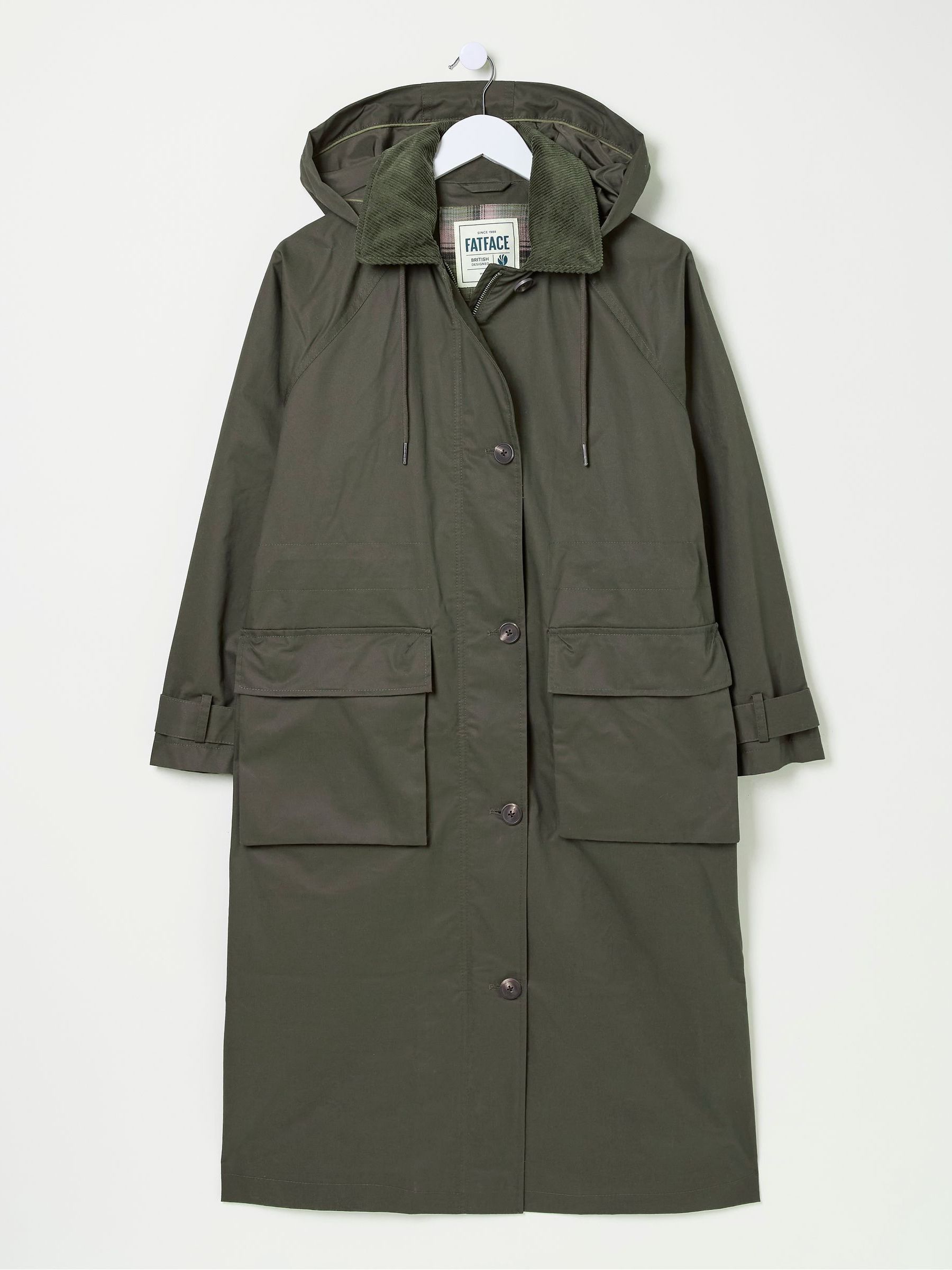 Audrey Green Trench Coat - Image 6 of 6