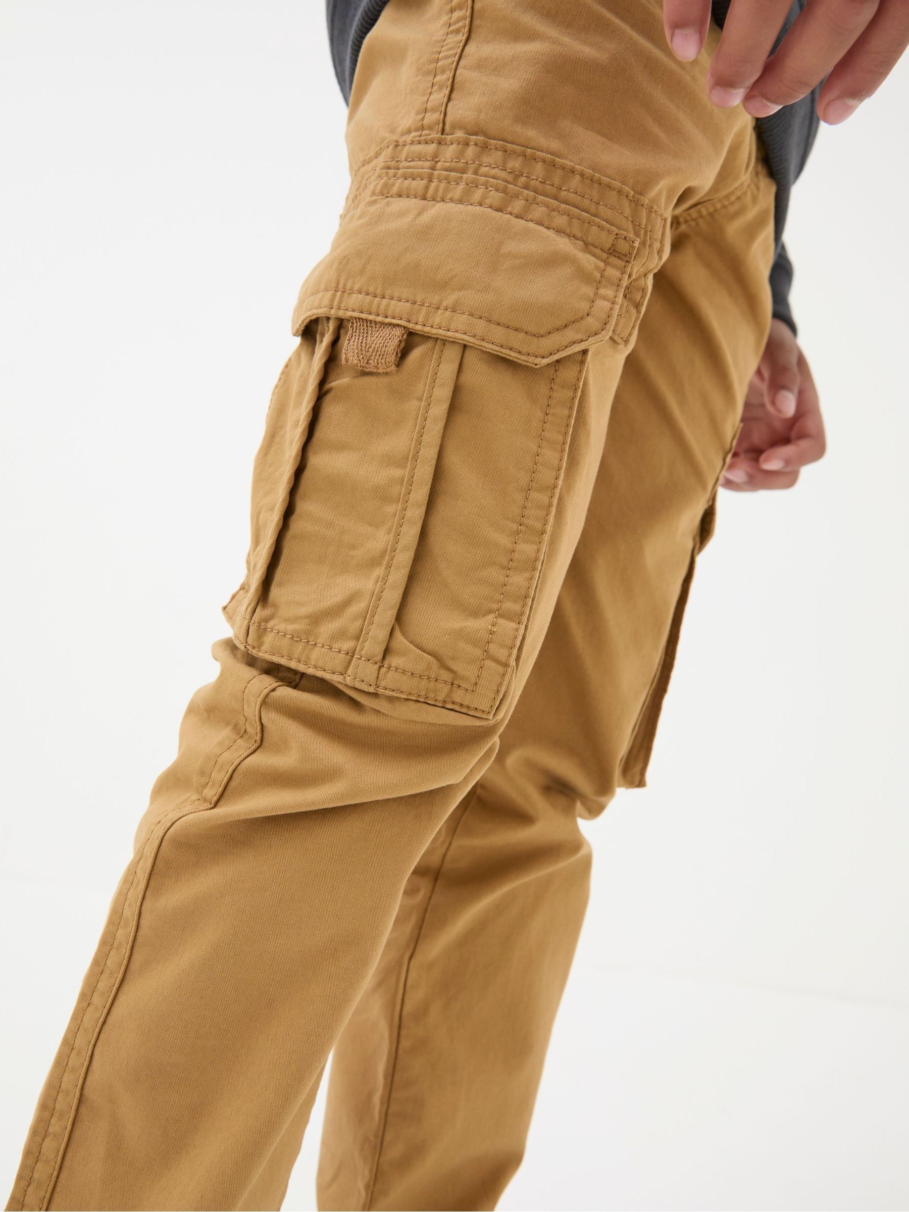 Lulworth Brown/Stone Cargo Trousers - Image 4 of 5
