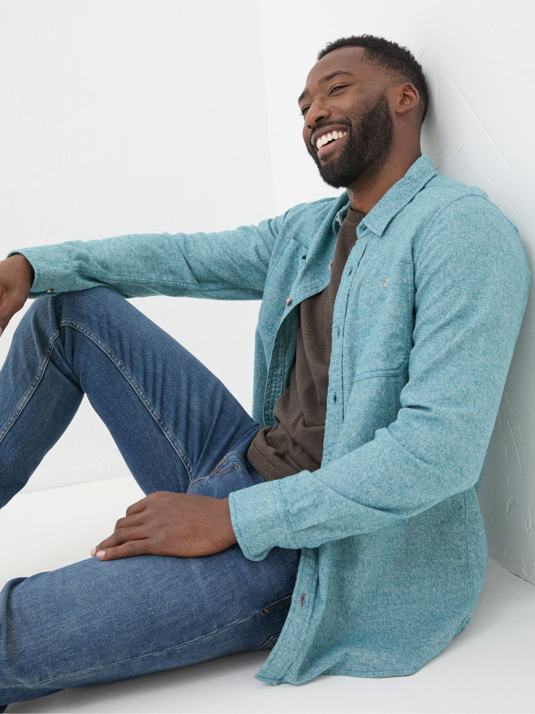 Green Long Sleeve Malton Shirt - Image 3 of 5