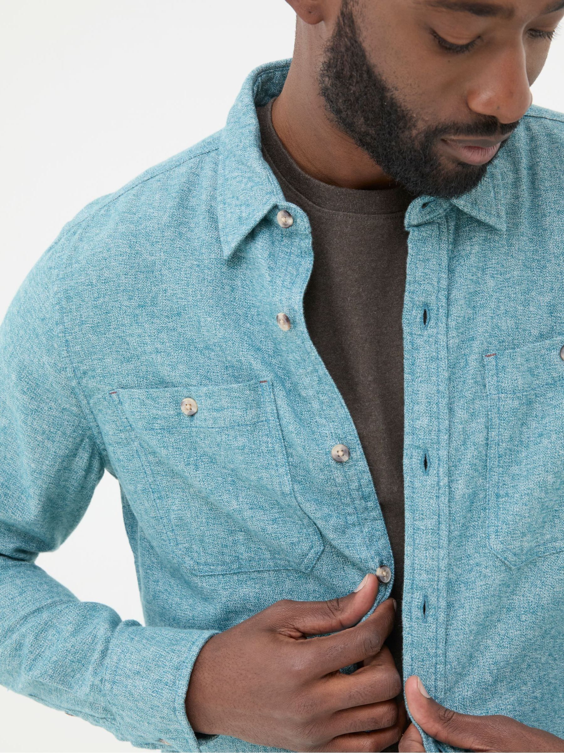 Green Long Sleeve Malton Shirt - Image 4 of 5