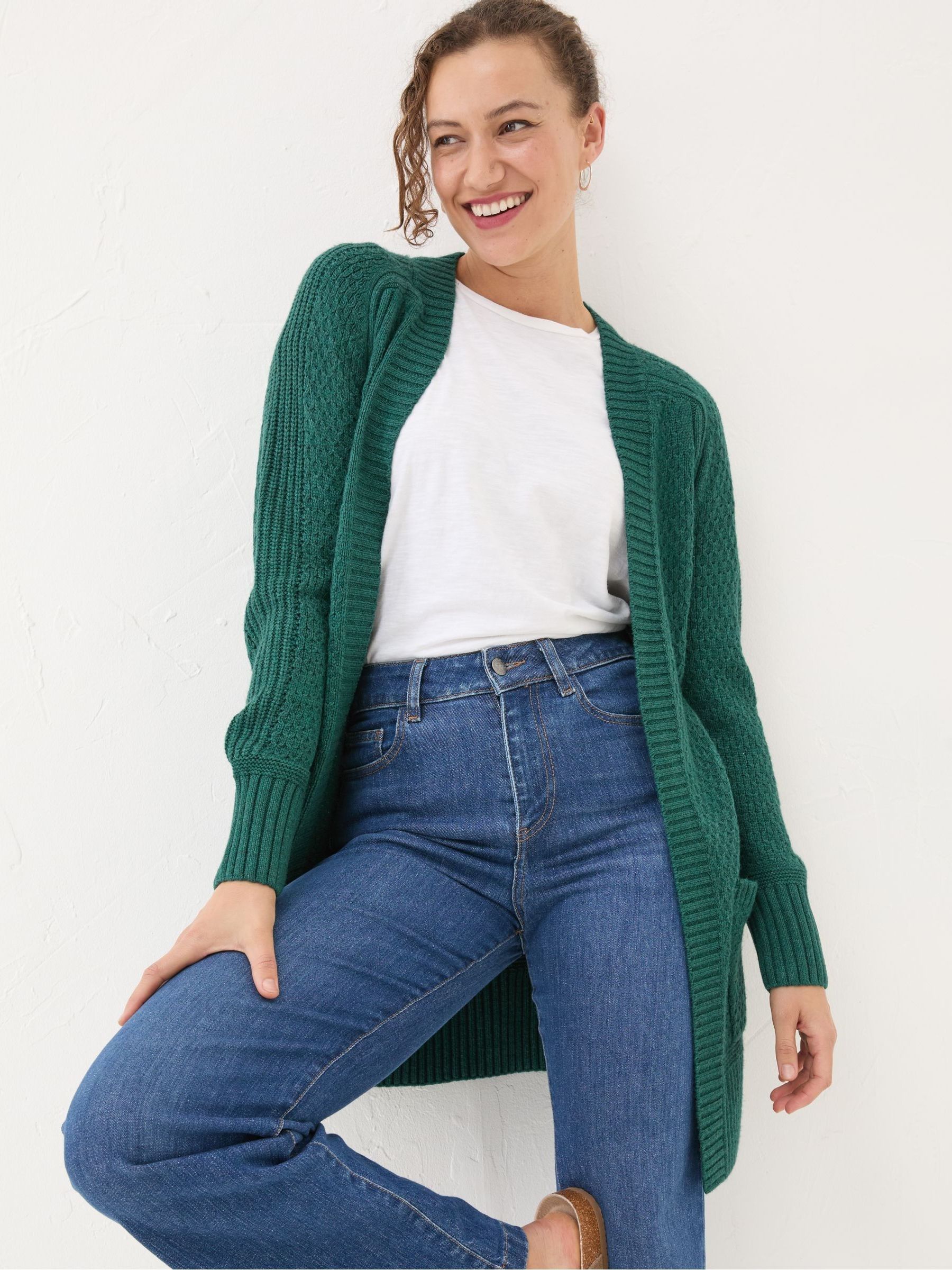 Hannah Dark Green Cardigan - Image 3 of 6