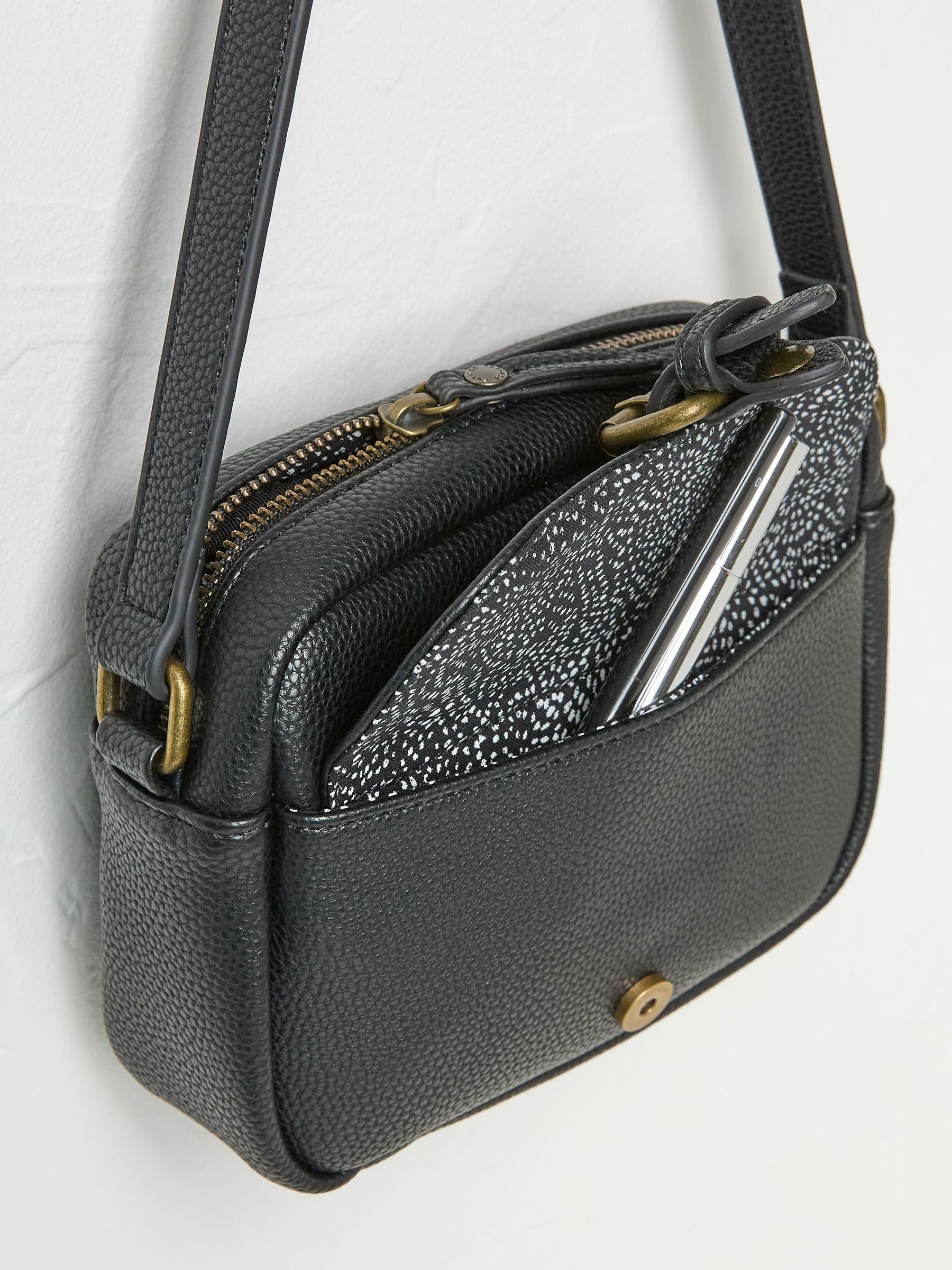 Vallie Black Crossbody Bag - Image 2 of 2