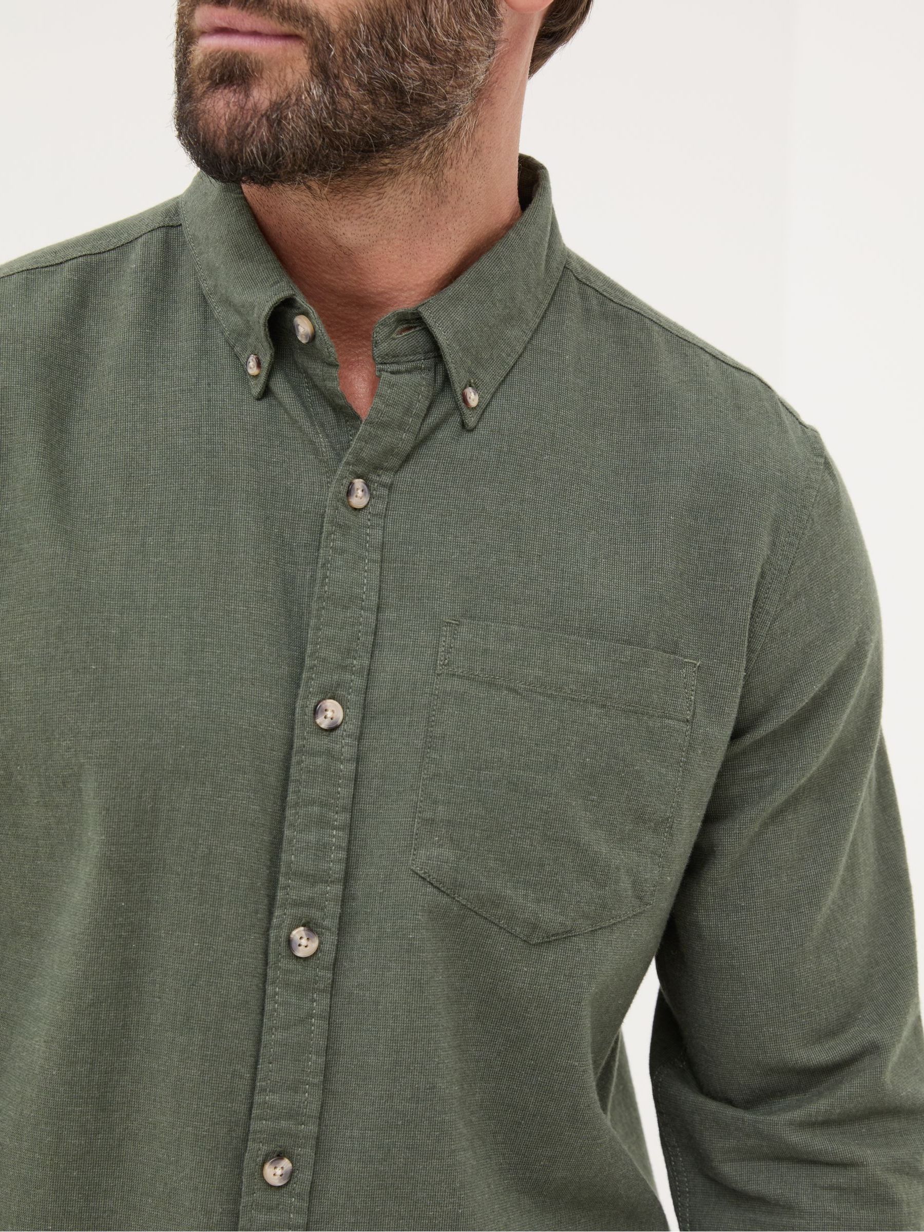 Green Long Sleeve Tadlow Shirt - Image 4 of 5