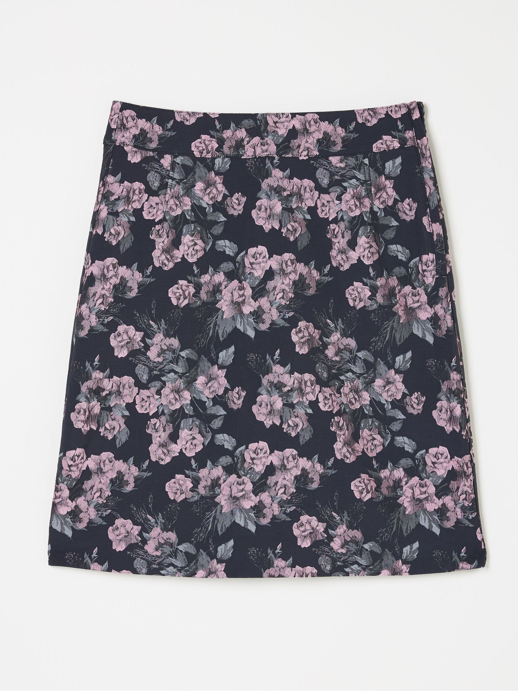 Cally Blue Jacquard Mini Skirt - Image 6 of 6