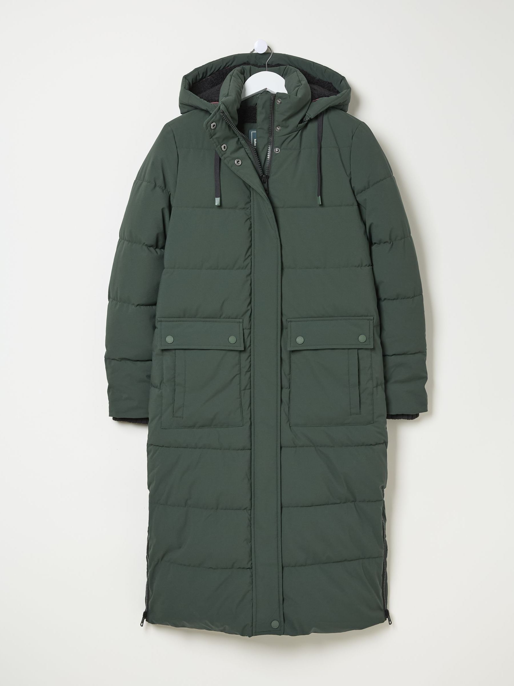 Harley Green Long Puffer Coat - Image 6 of 6