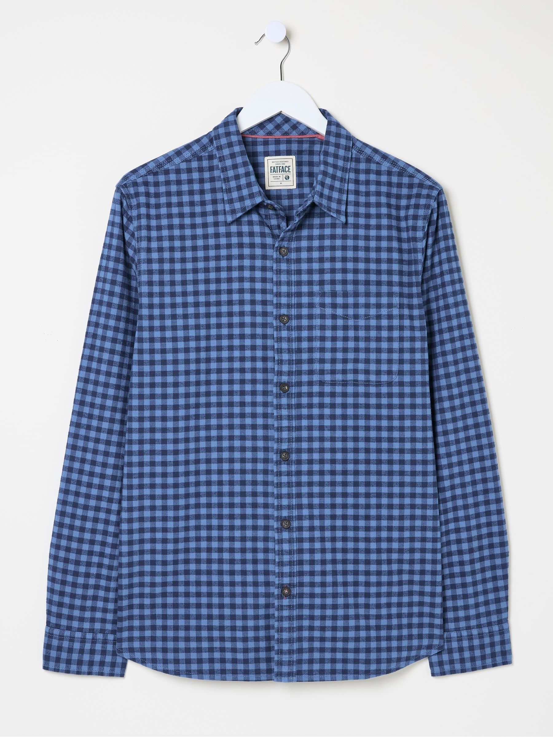 Blue Everly Gingham Shirt - Image 5 of 5