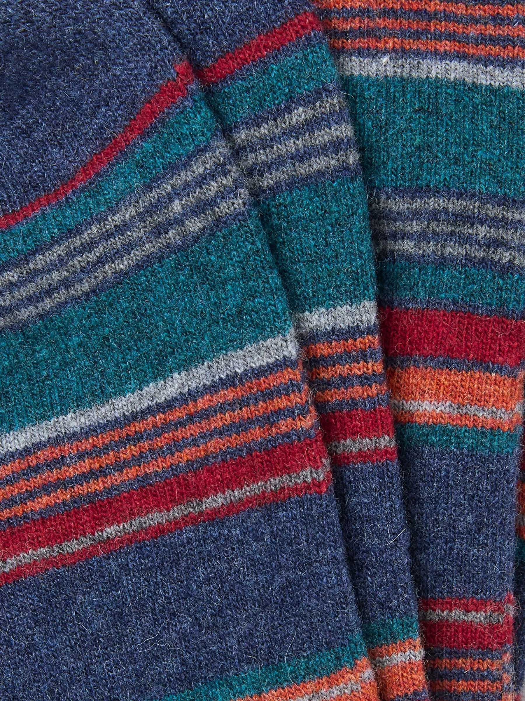 Blue Merino Wool Blend Socks - Image 2 of 2