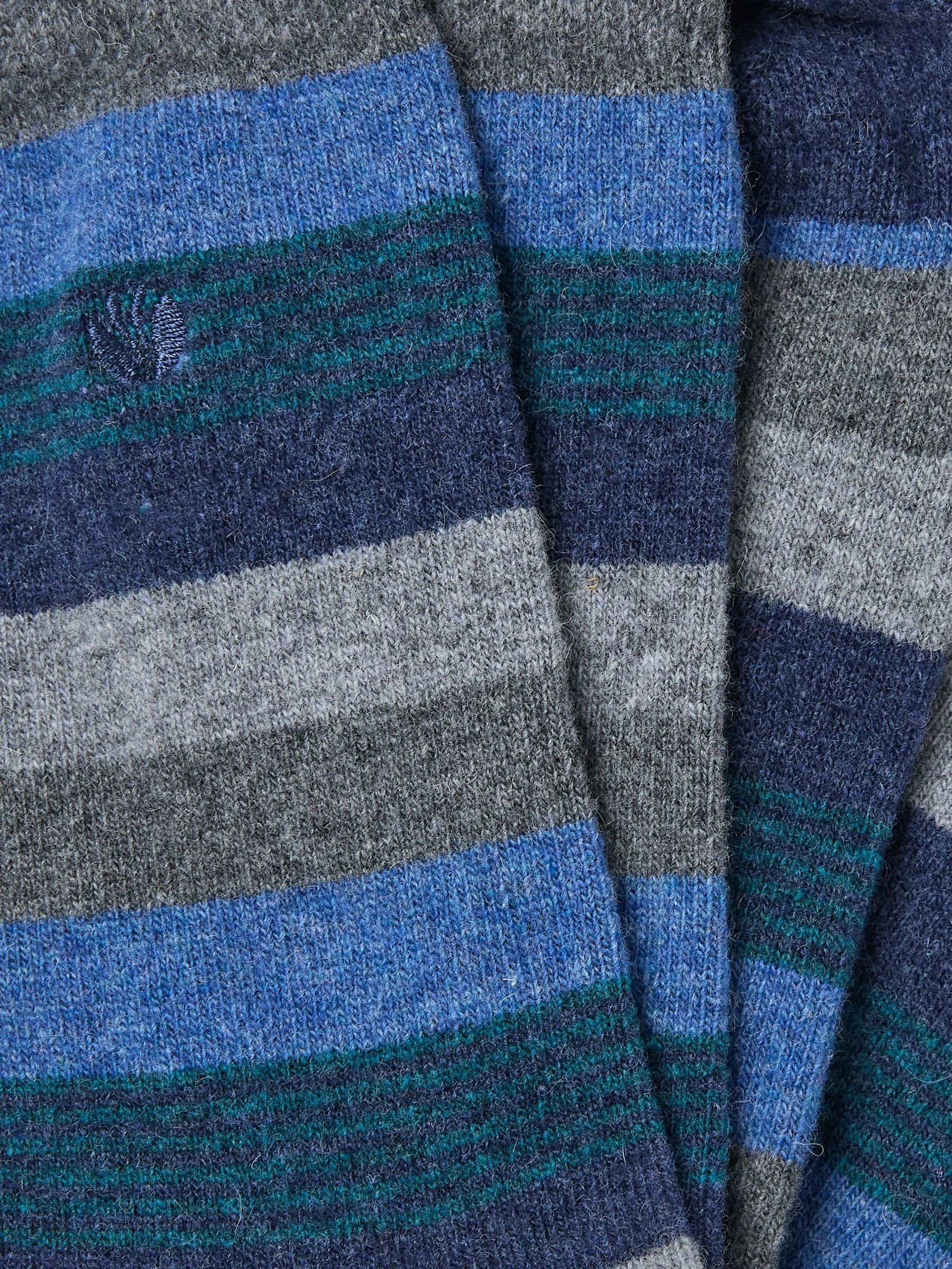 Grey Merino Wool Blend Socks - Image 2 of 2