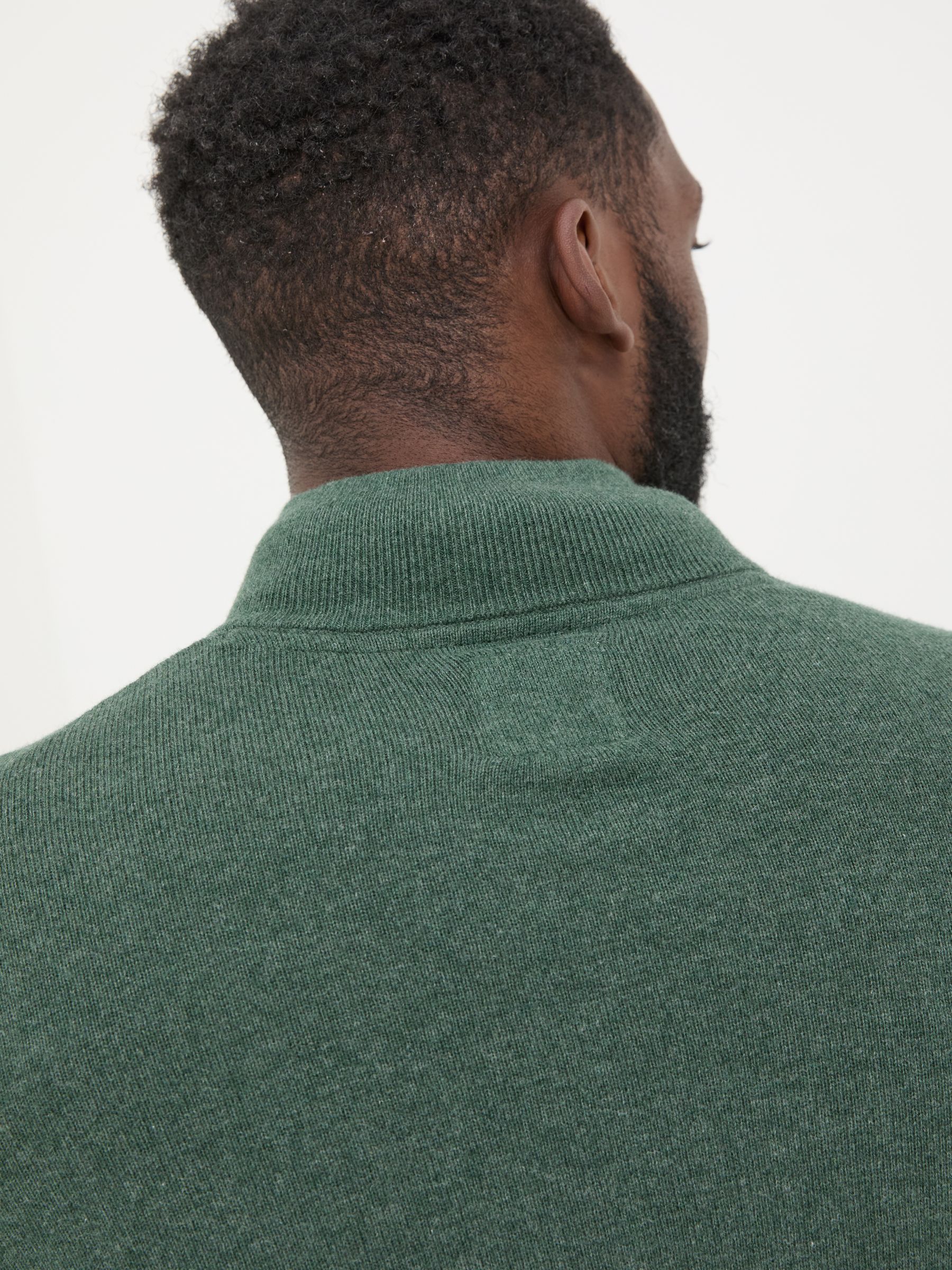 Rye Dark Green Half-Neck Jumper - Image 2 of 5