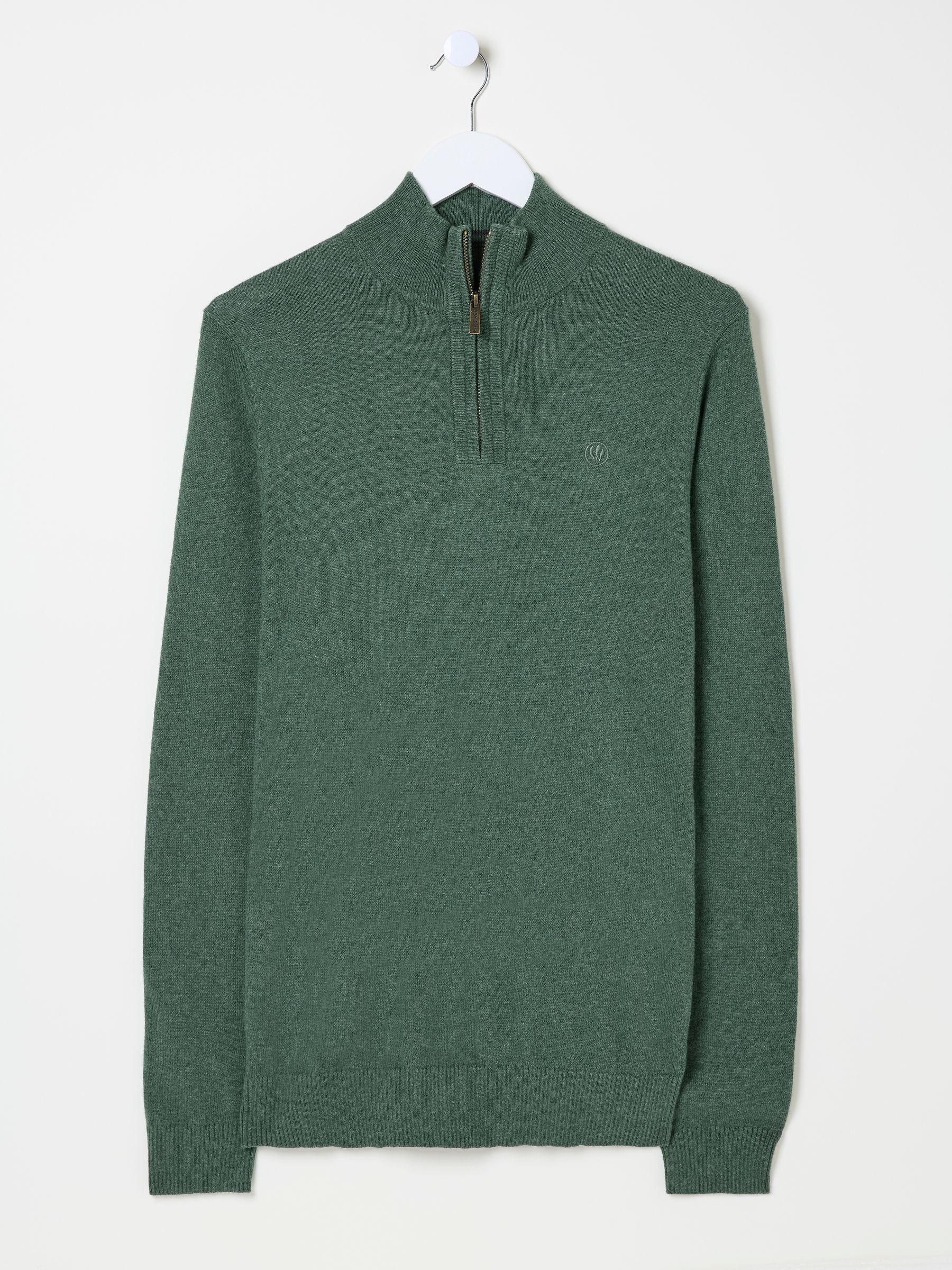 Rye Dark Green Half-Neck Jumper - Image 5 of 5