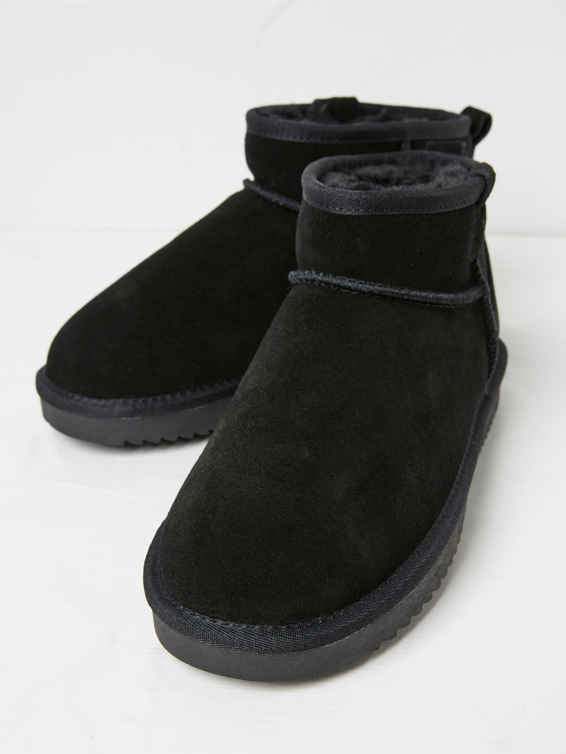Maeve Black Mini Boot Slippers - Image 2 of 3