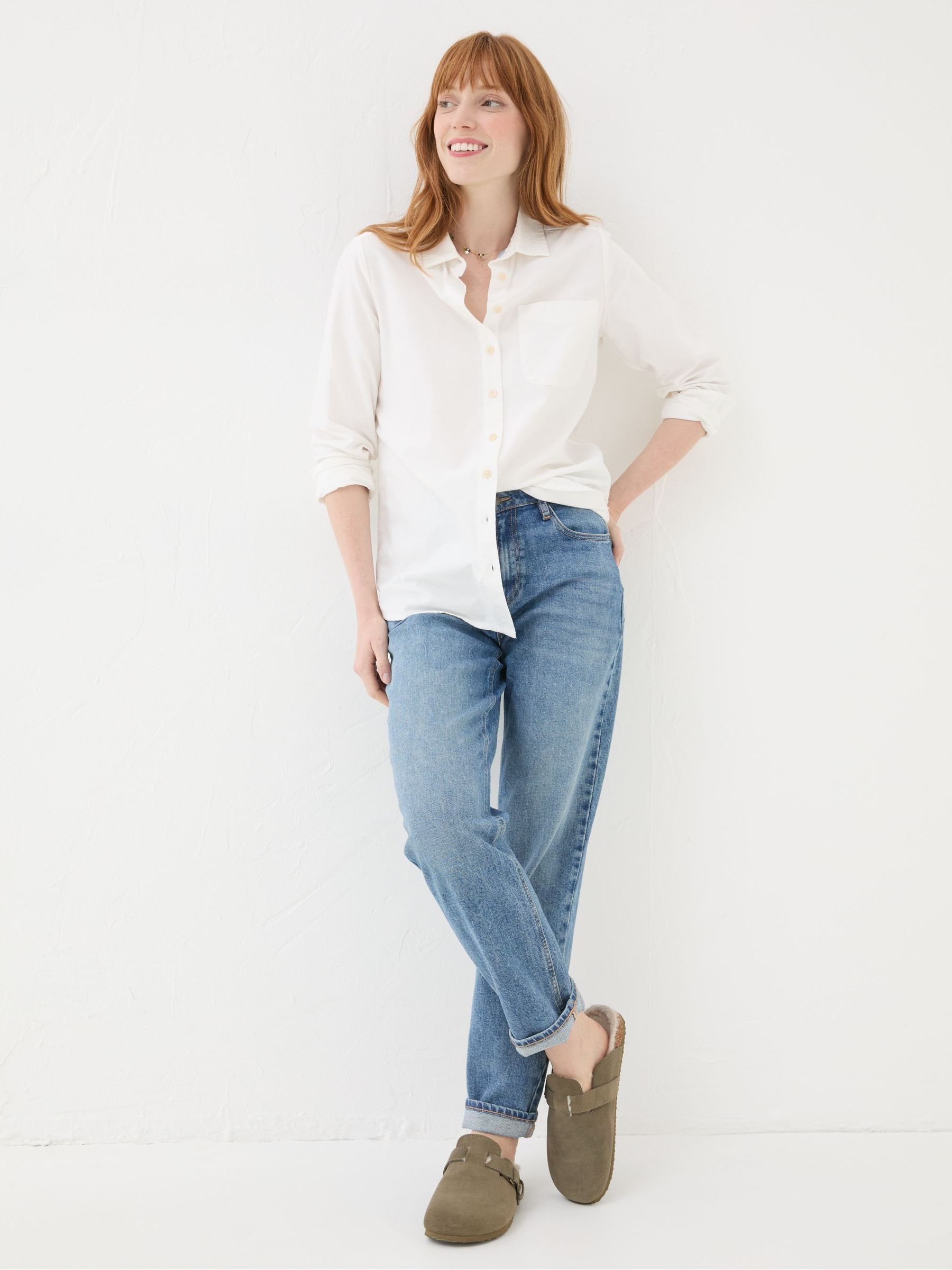 Olivia White 100% Cotton Shirt - Image 4 of 6
