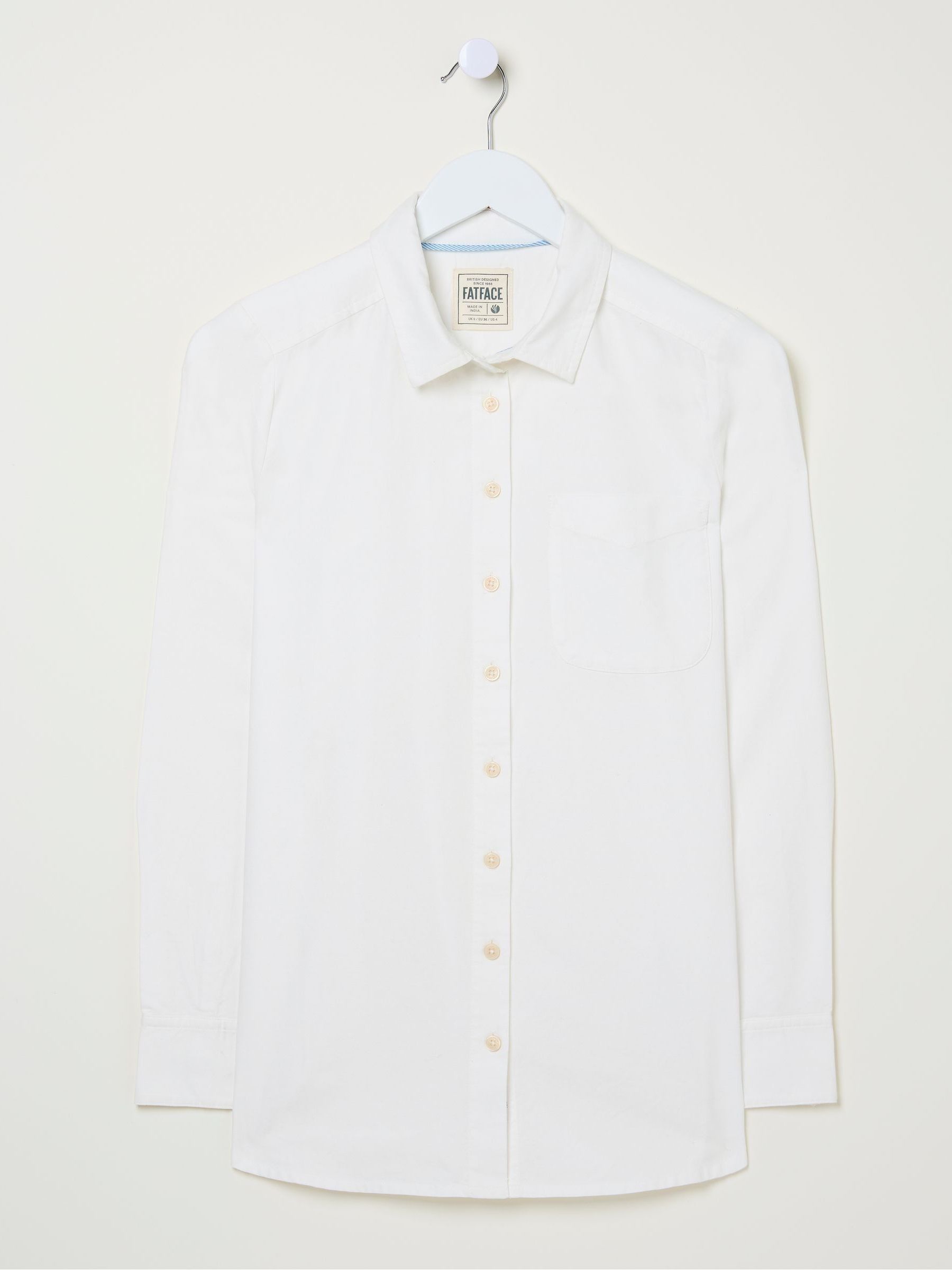 Olivia White 100% Cotton Shirt - Image 6 of 6