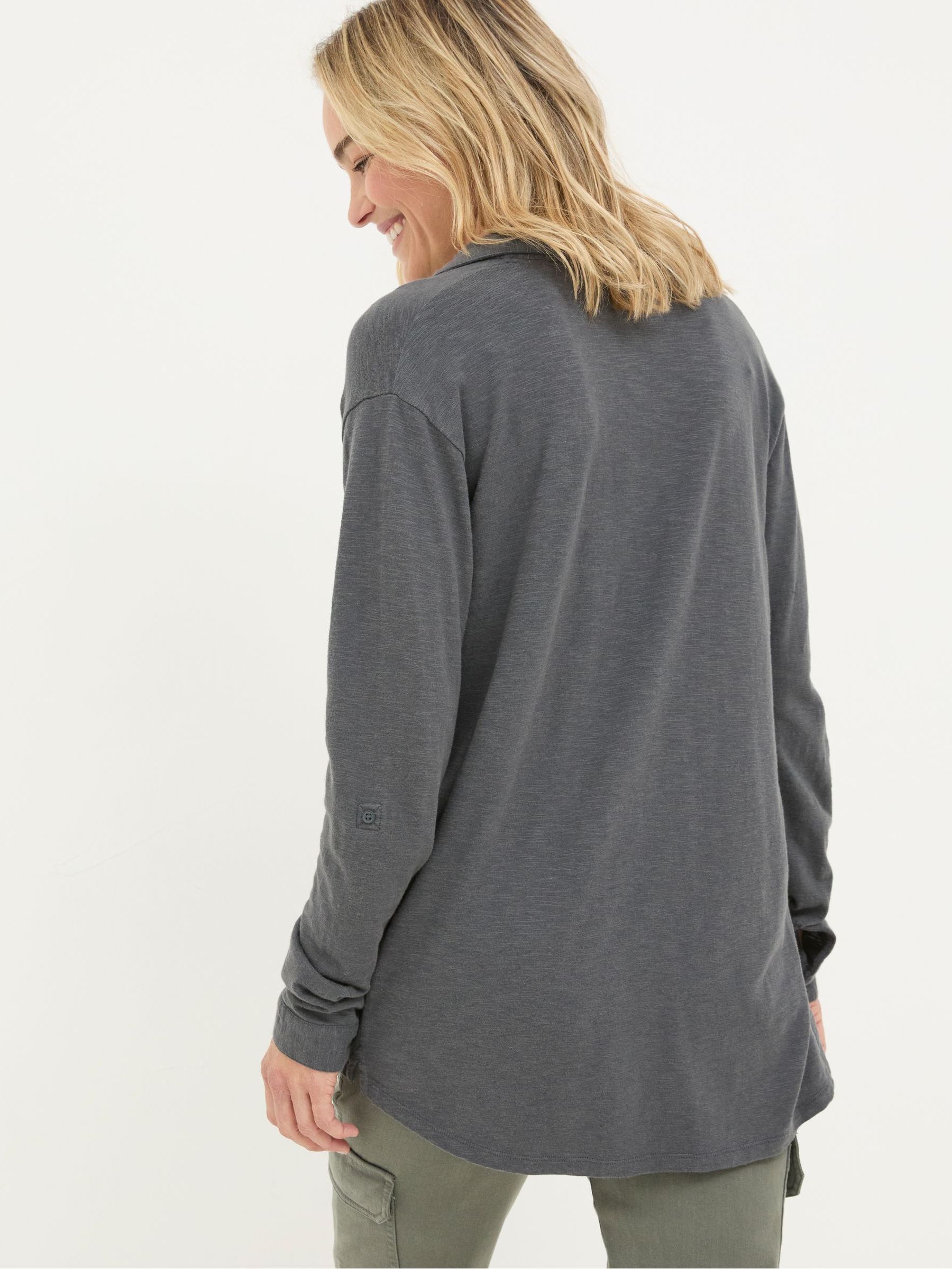 Paige Grey Jersey Shirt - Image 2 of 6