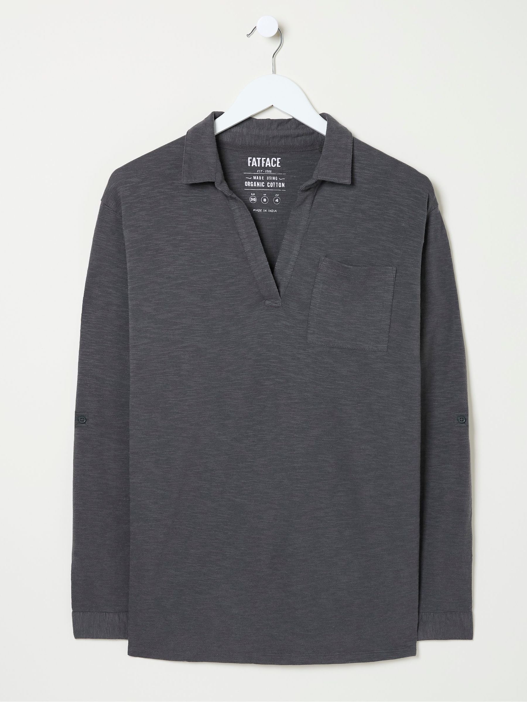 Paige Grey Jersey Shirt - Image 6 of 6