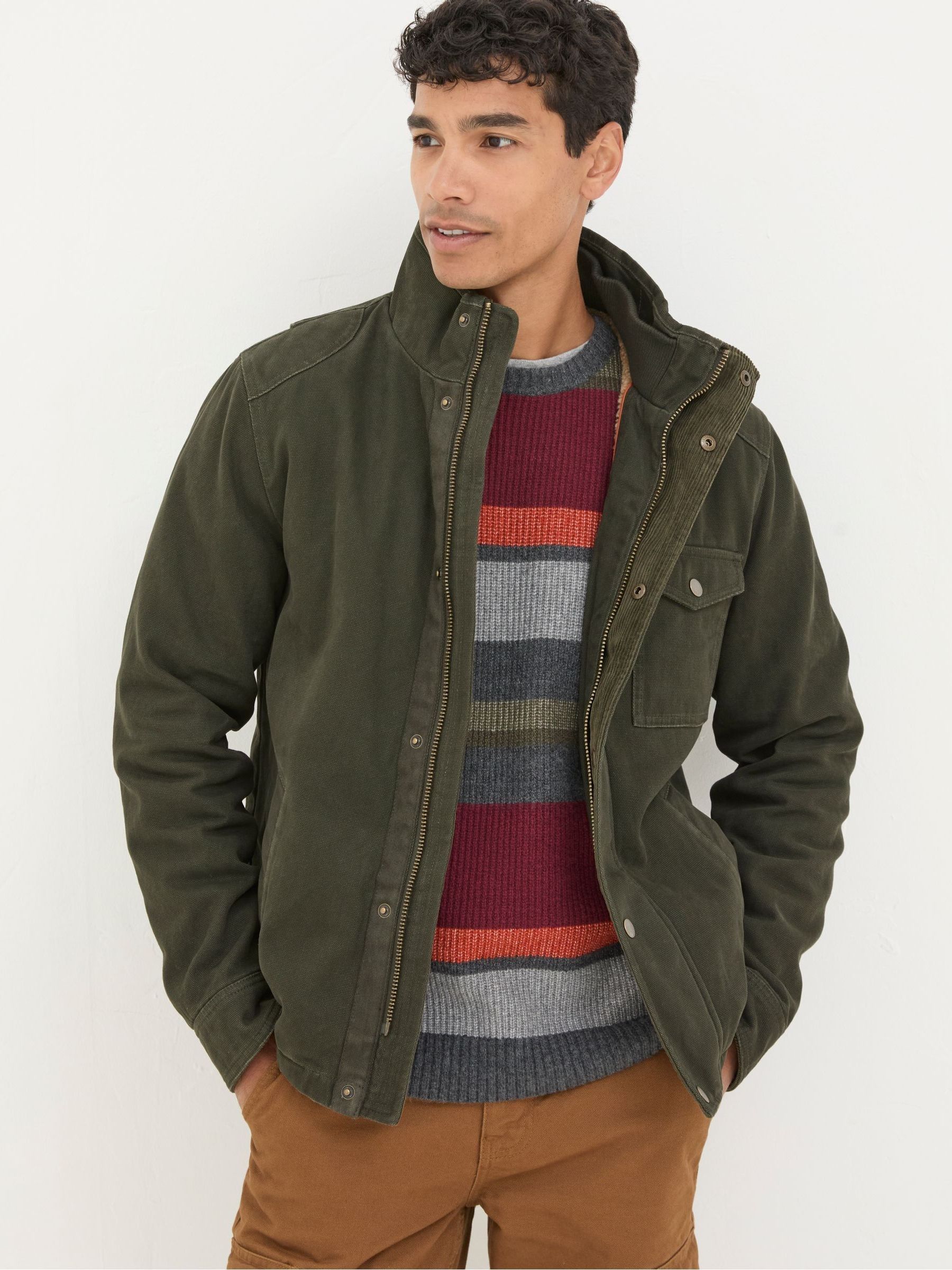 Wardley Green Canvas Jacket - Image 1 of 7