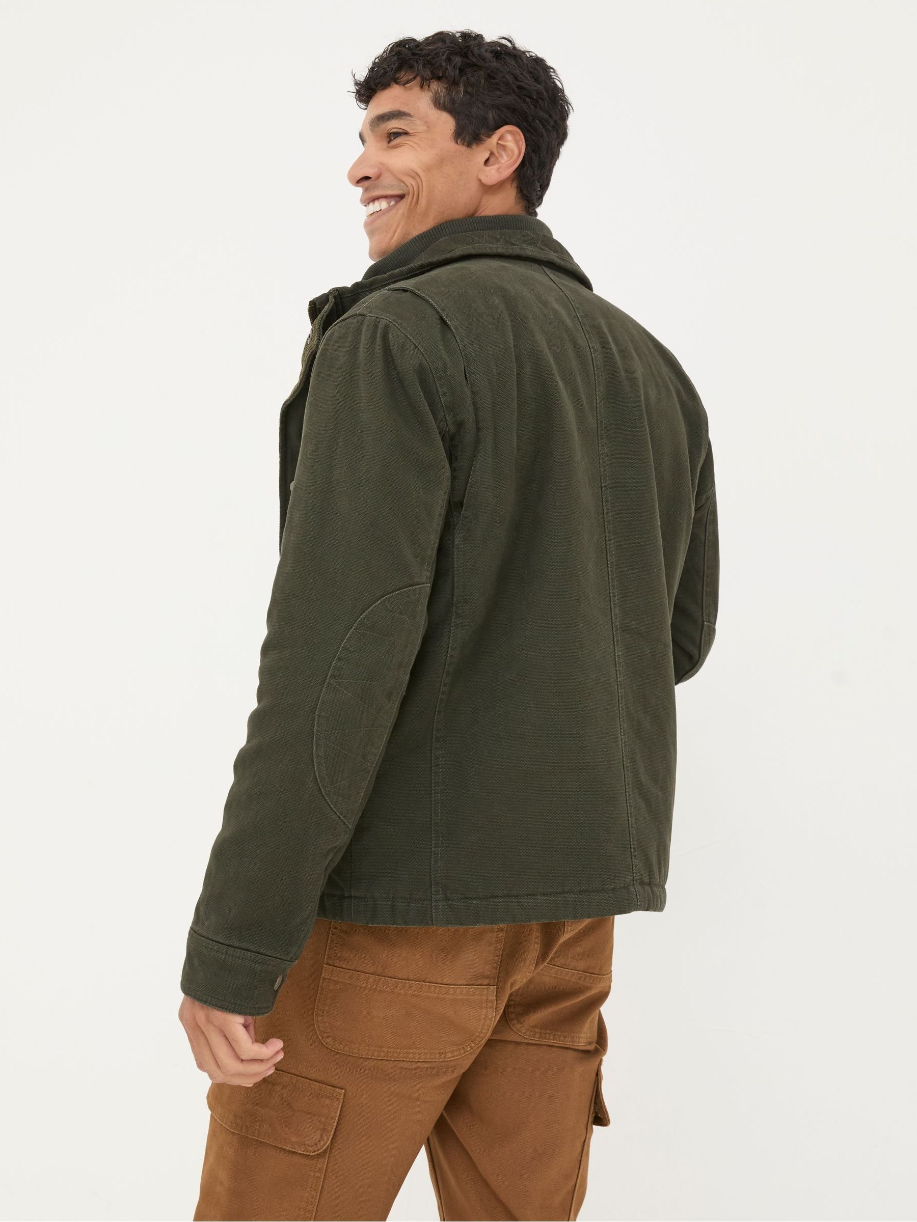 Wardley Green Canvas Jacket - Image 6 of 7