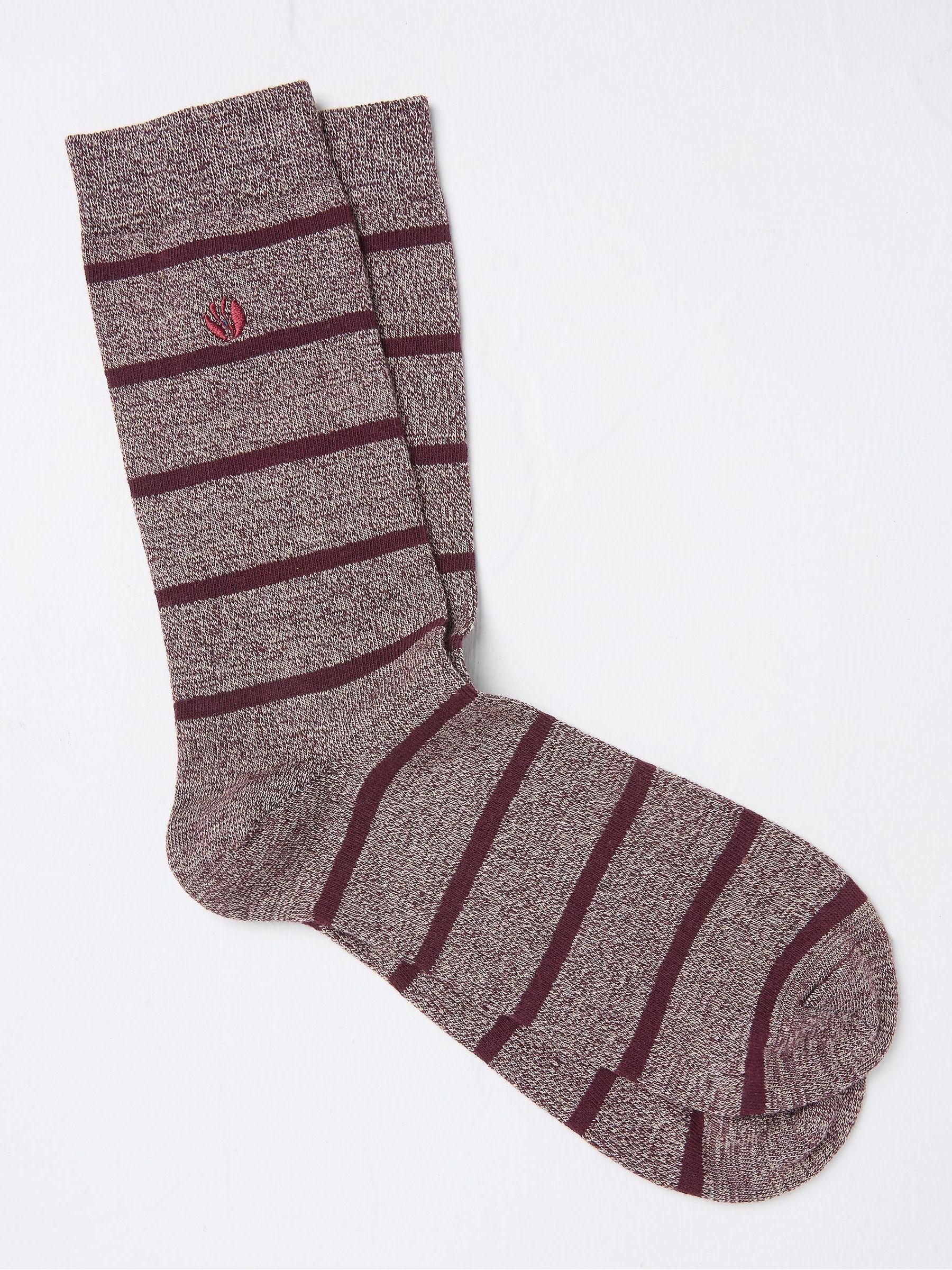 Red Stripe Men's Socks 1 Pack - Image 1 of 2