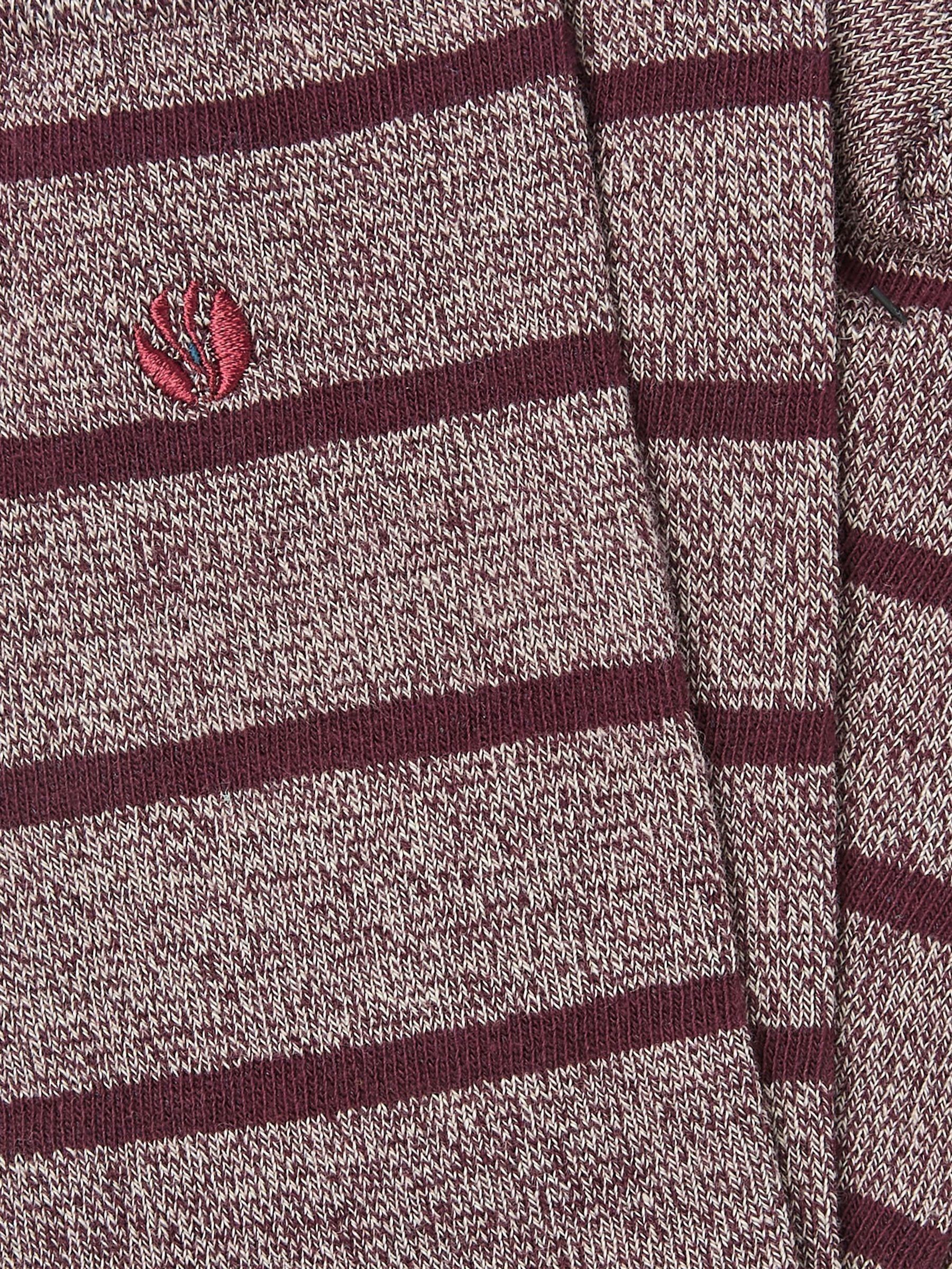 Red Stripe Men's Socks 1 Pack - Image 2 of 2