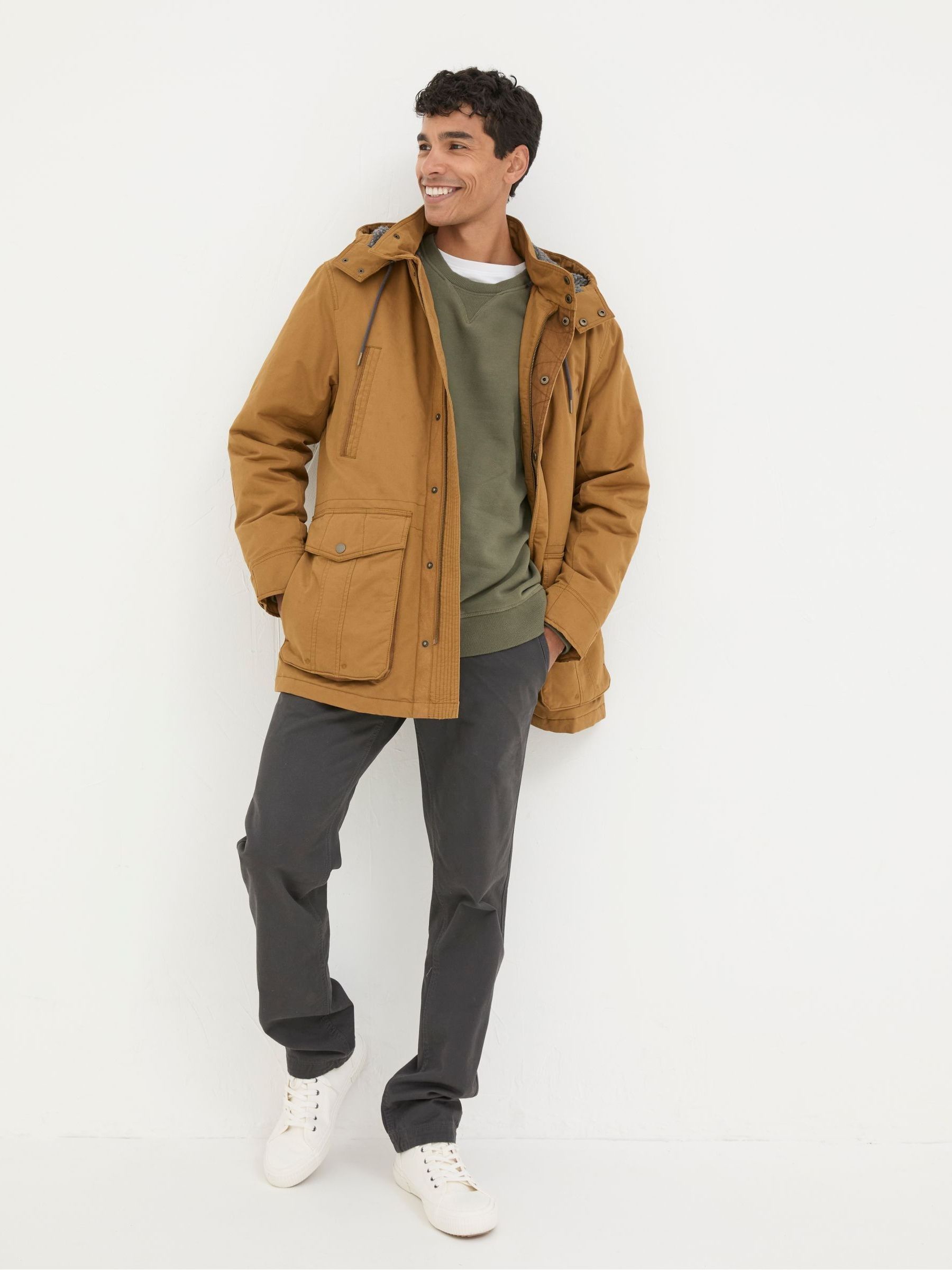 Brown Parracombe Parka - Image 3 of 9