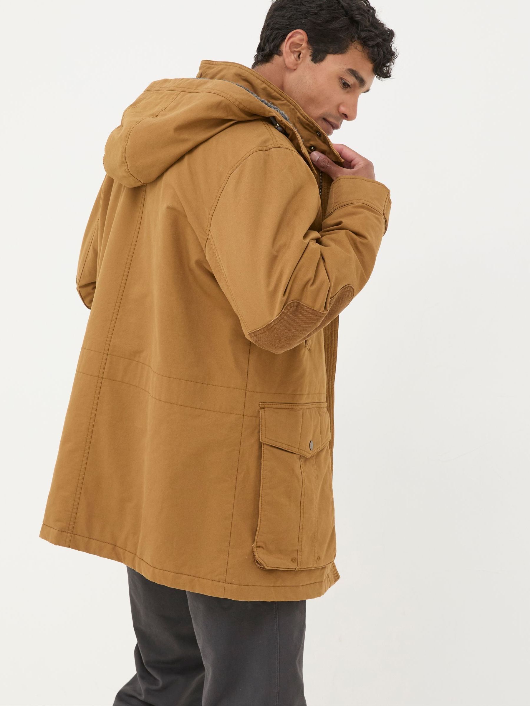 Brown Parracombe Parka - Image 5 of 9