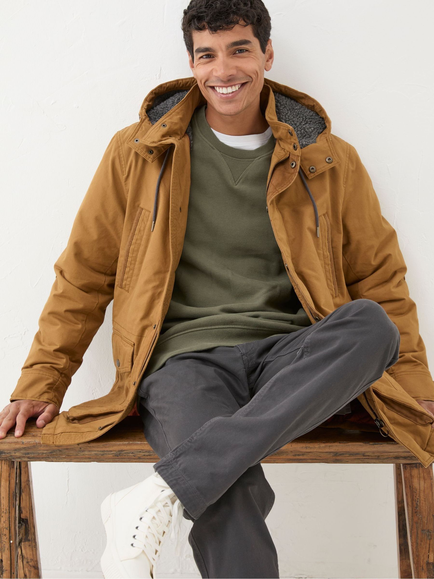 Brown Parracombe Parka - Image 6 of 9
