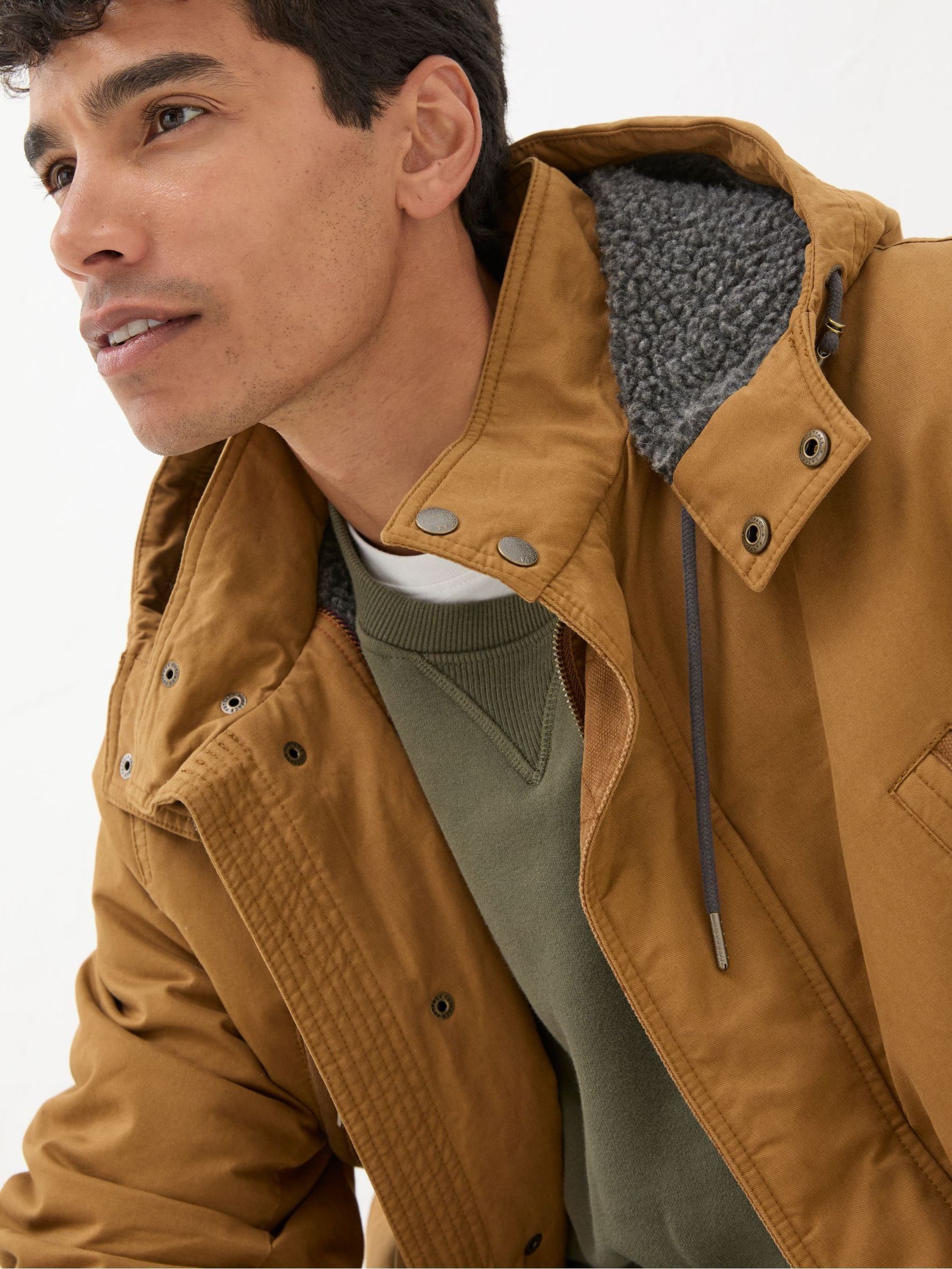 Brown Parracombe Parka - Image 7 of 9