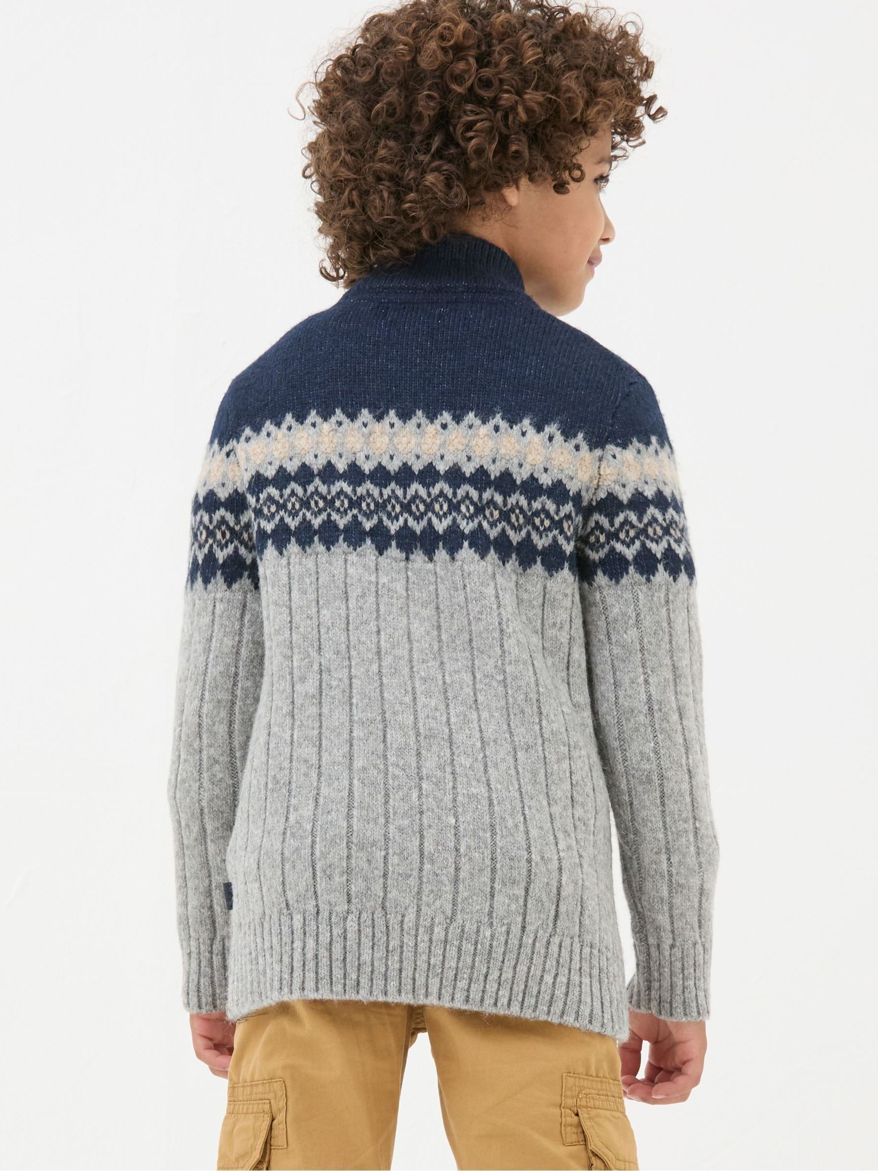 Grey Half Neck Jumper - Image 2 of 5