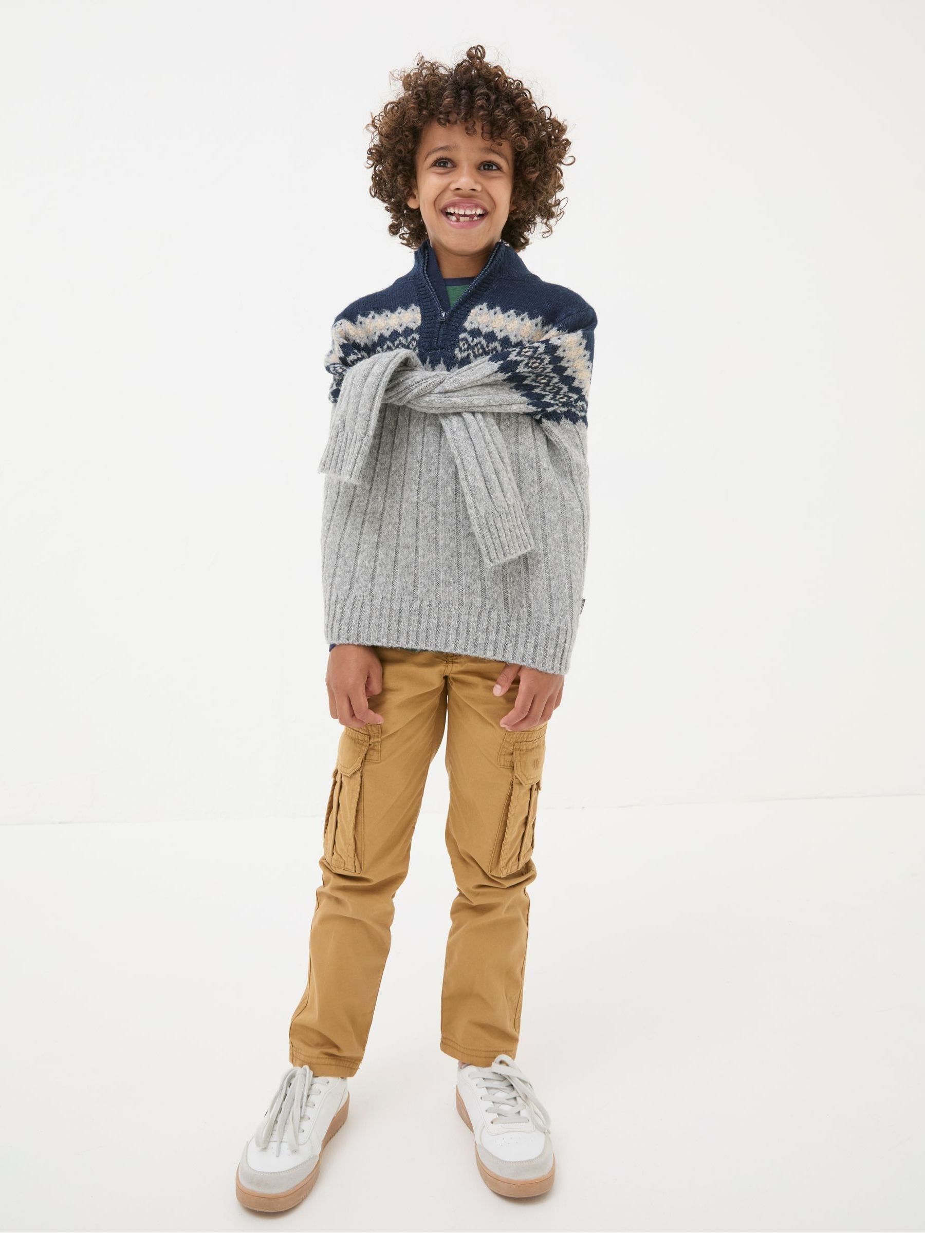 Grey Half Neck Jumper - Image 4 of 5