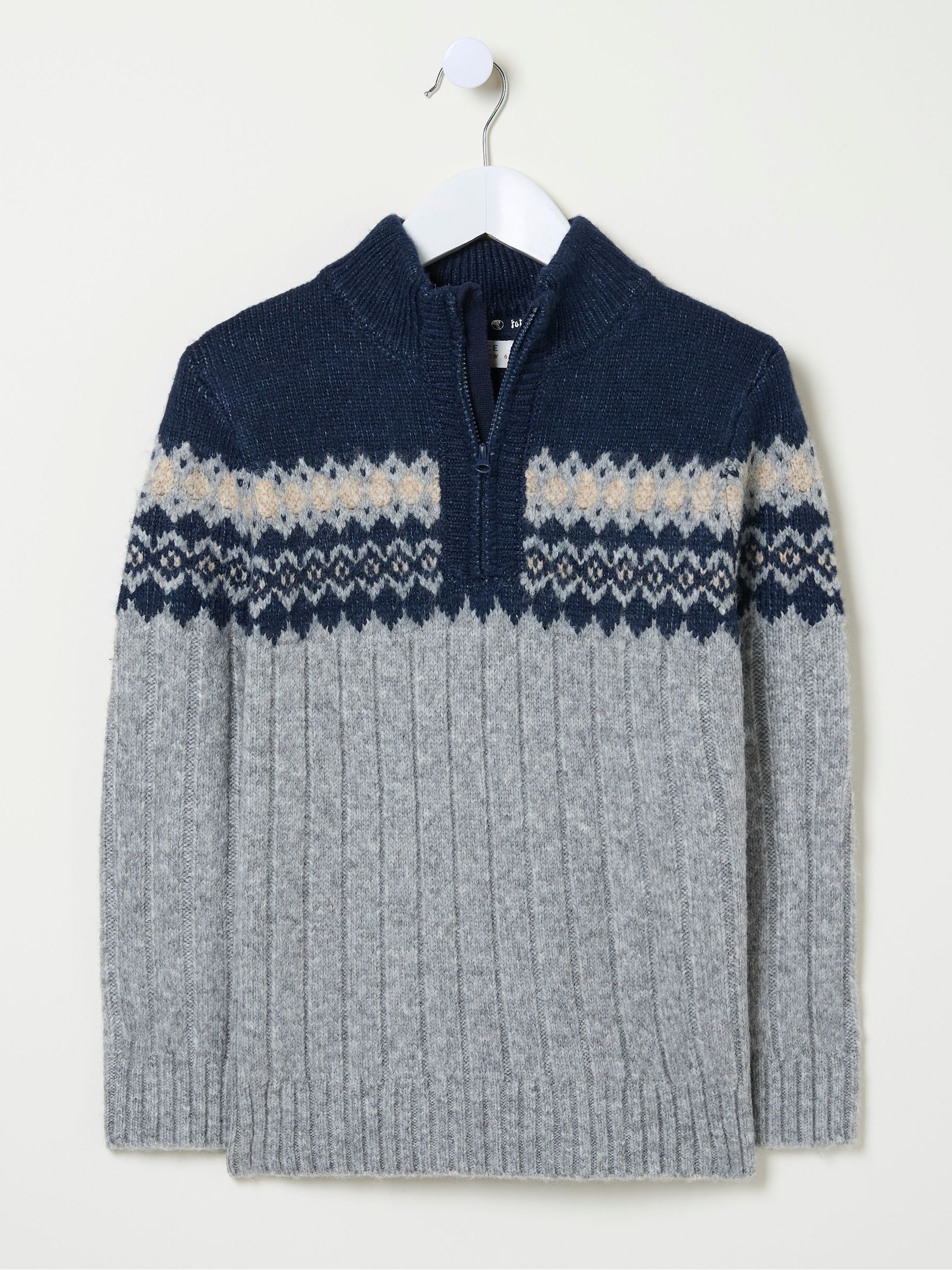 Grey Half Neck Jumper - Image 5 of 5