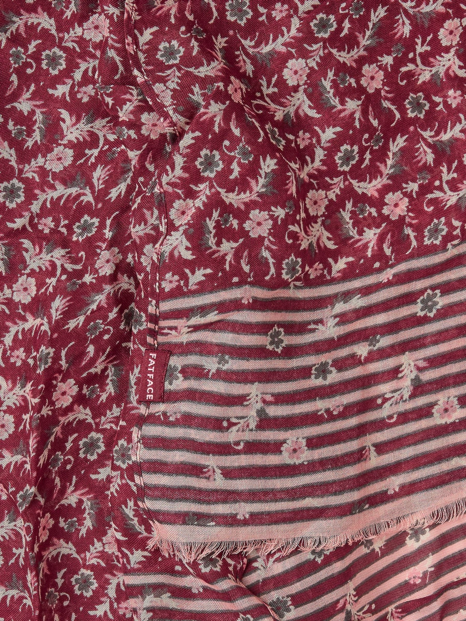 Wild Pink Ditsy Lightweight Printed Scarf - Image 2 of 2