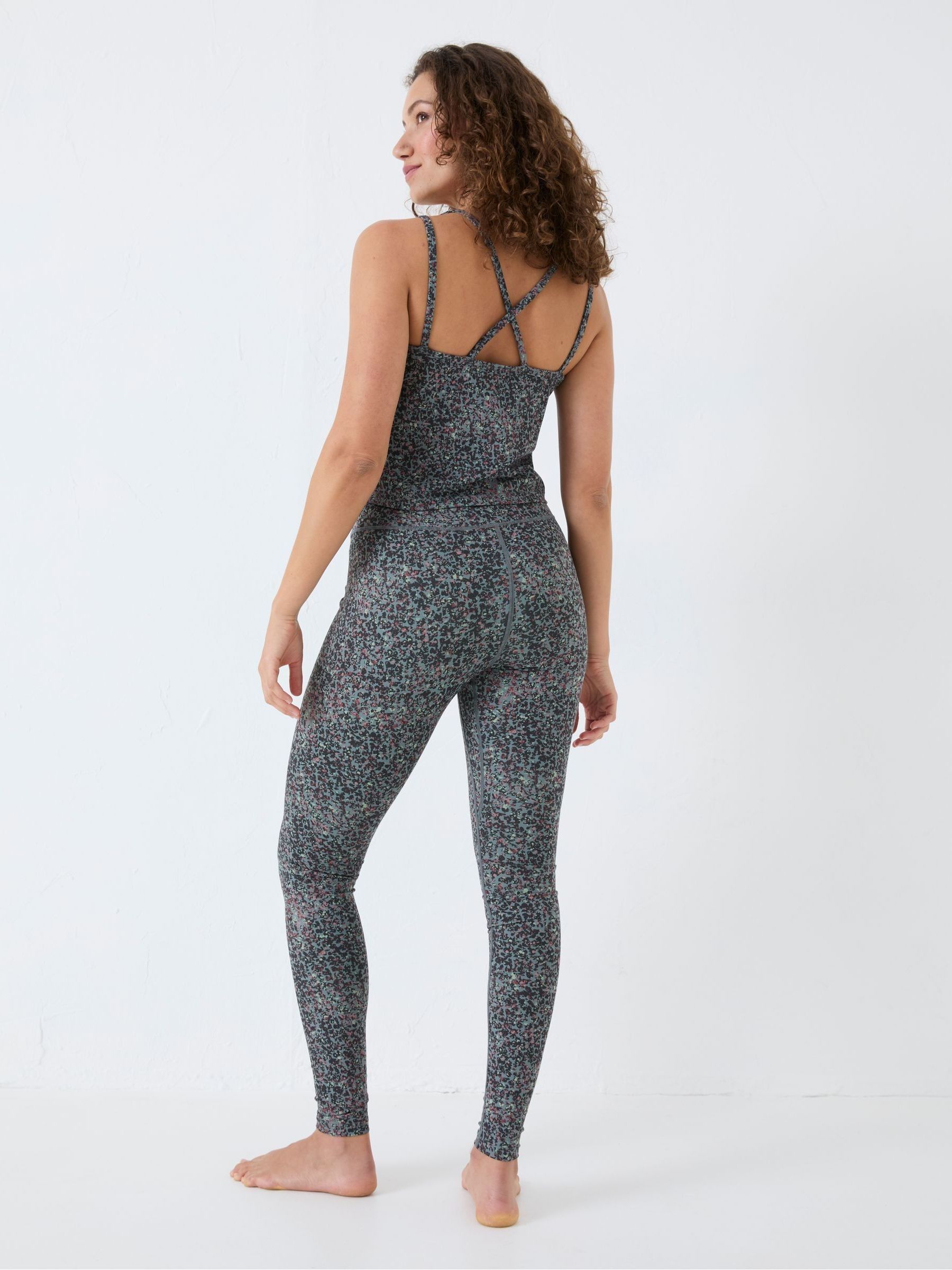Venus Grey Printed Leggings - Image 2 of 7