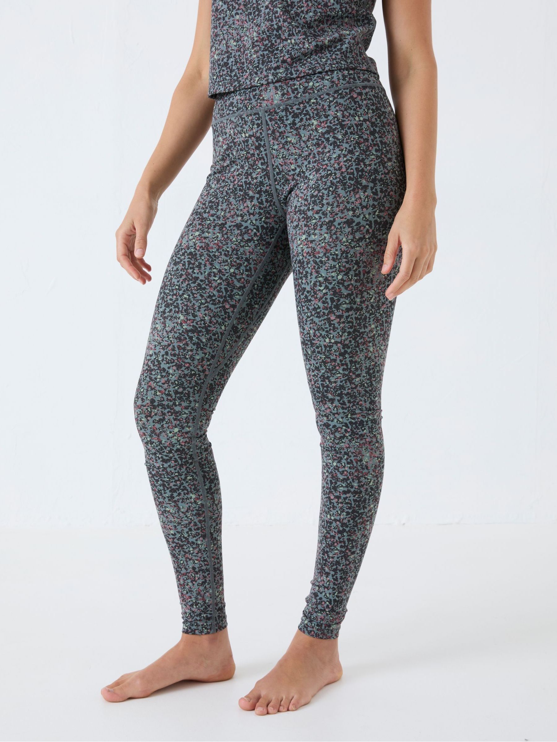 Venus Grey Printed Leggings - Image 4 of 7