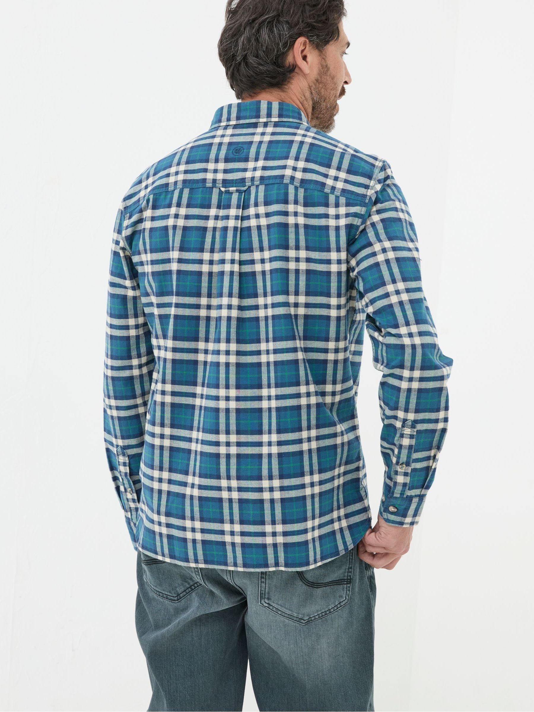 Backworth Blue Check Shirt - Image 2 of 4