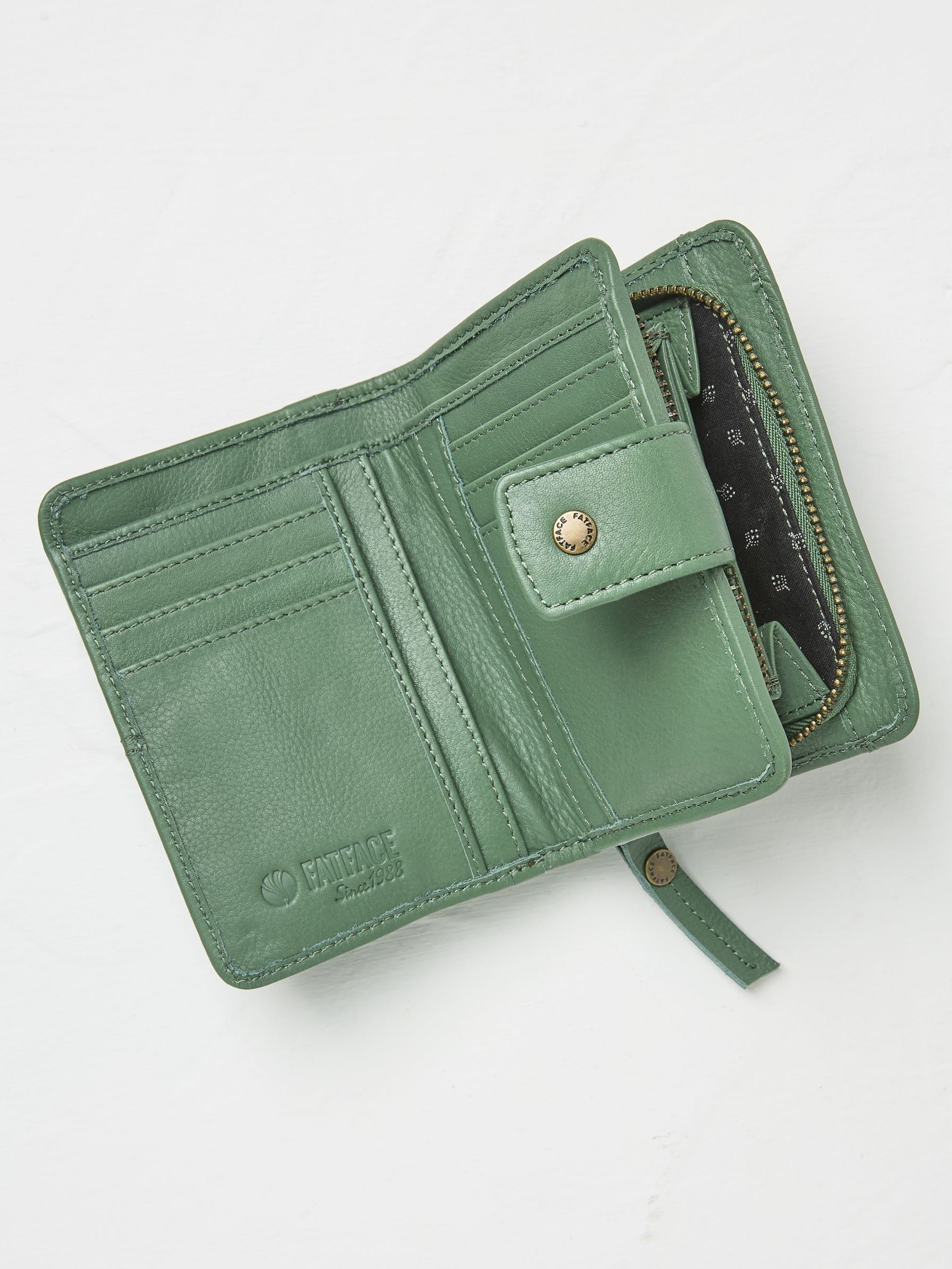 Etta Green Zip Purse - Image 2 of 2 Etta Green Zip Purse - Image 2 of 2