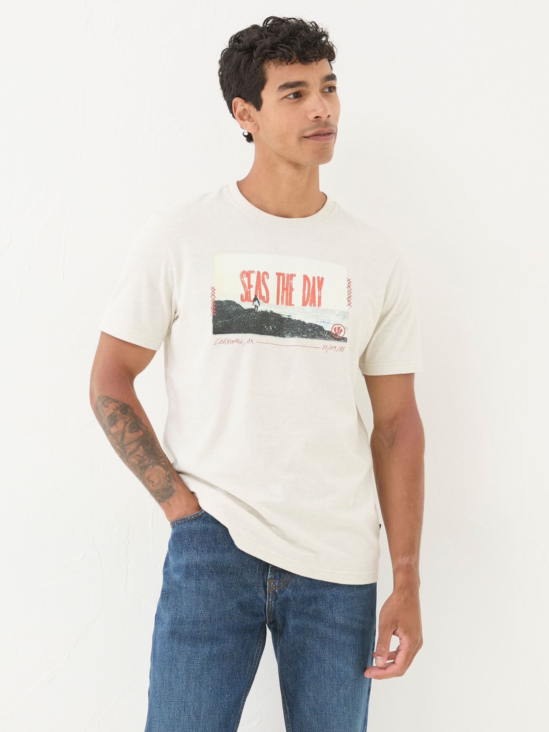 White Seas The Day T-Shirt - Image 1 of 5