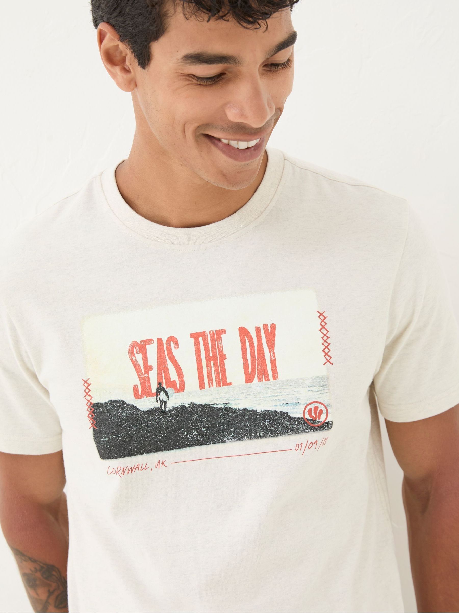 White Seas The Day T-Shirt - Image 3 of 5