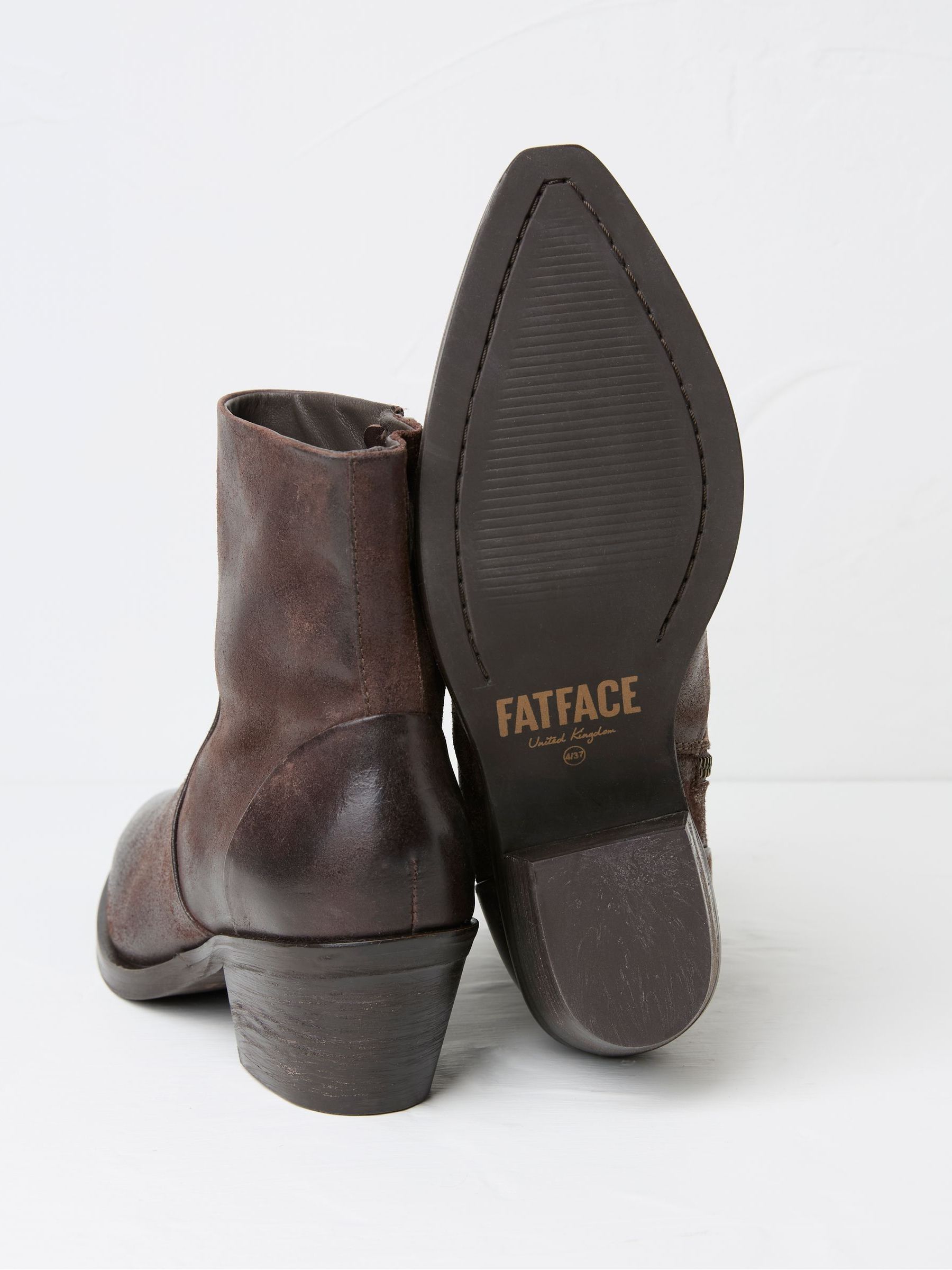 Leonie Brown Ankle Western Boots - Image 2 of 3