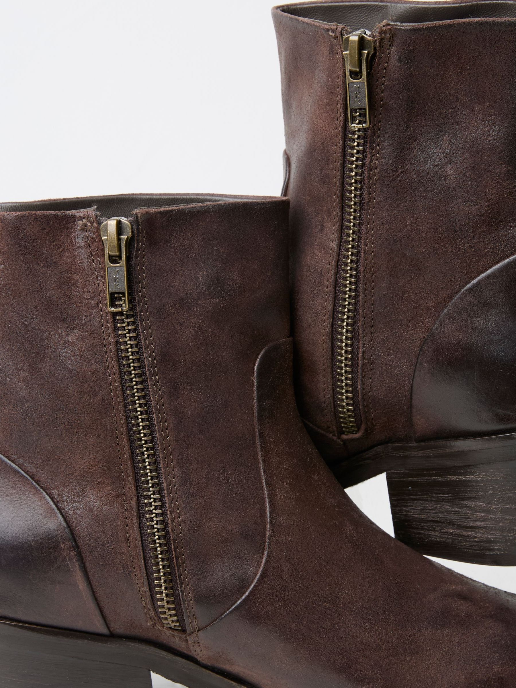 Leonie Brown Ankle Western Boots - Image 3 of 3